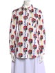 Jonathan Cohen Floral Print Long Sleeve Button-Up Top