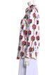 Jonathan Cohen Floral Print Long Sleeve Button-Up Top