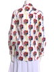Jonathan Cohen Floral Print Long Sleeve Button-Up Top