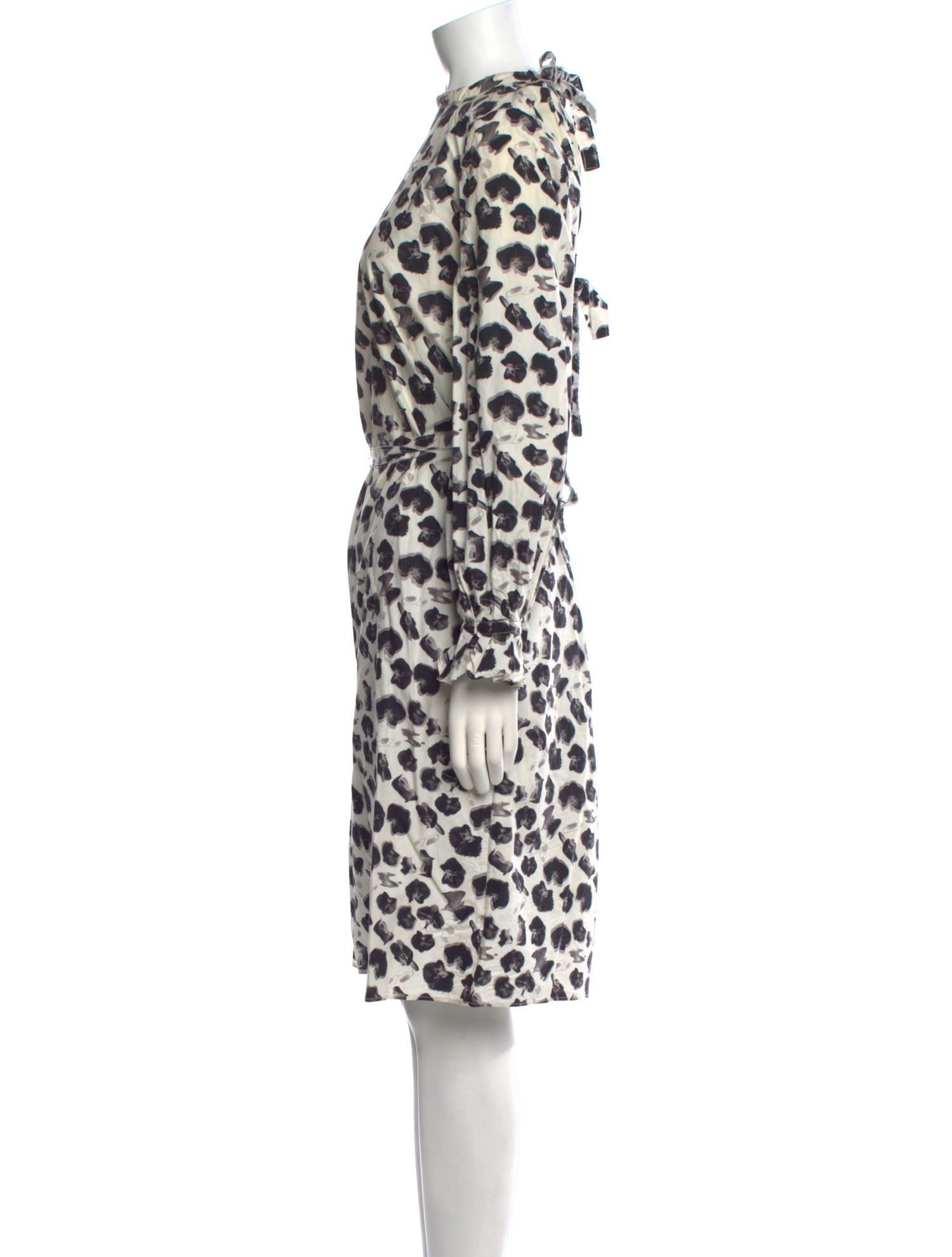 Jonathan Cohen Polka Dot Print Mini Dress