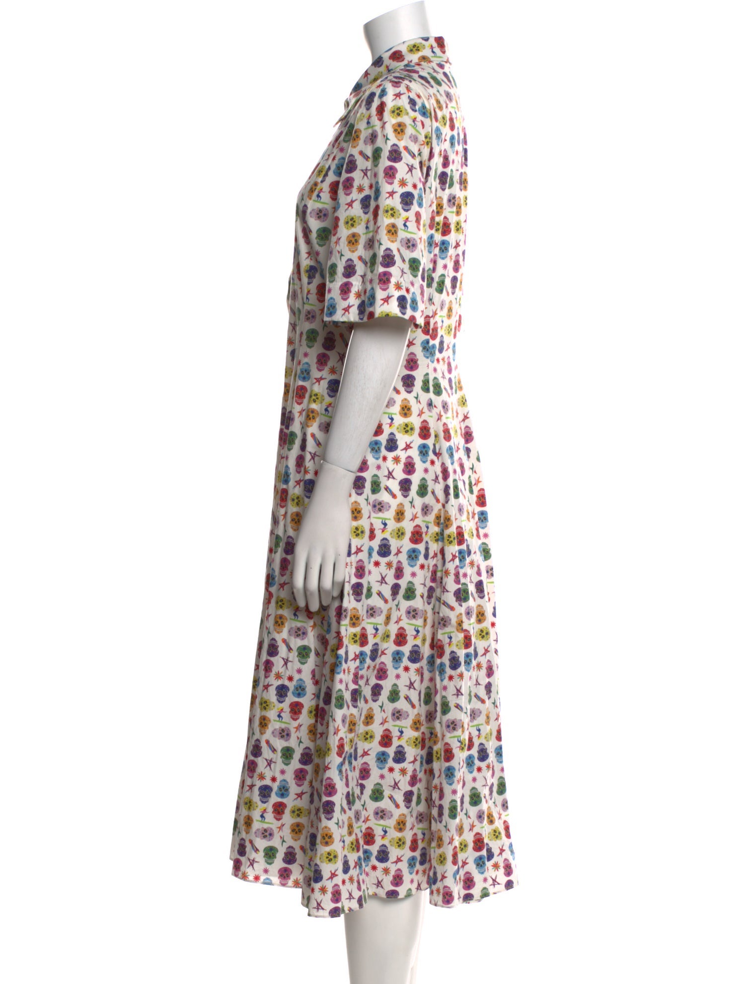 Jonathan Cohen Printed Midi Length Dress