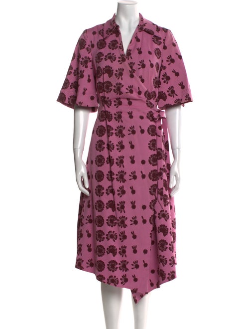 Jonathan Cohen Silk Midi Length Dress
