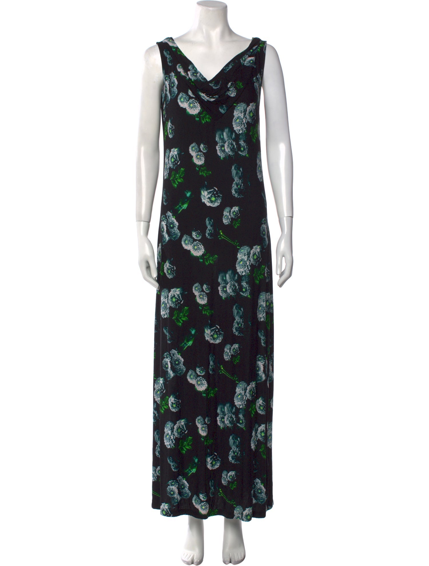 Jonathan Cohen Floral Print Long Dress