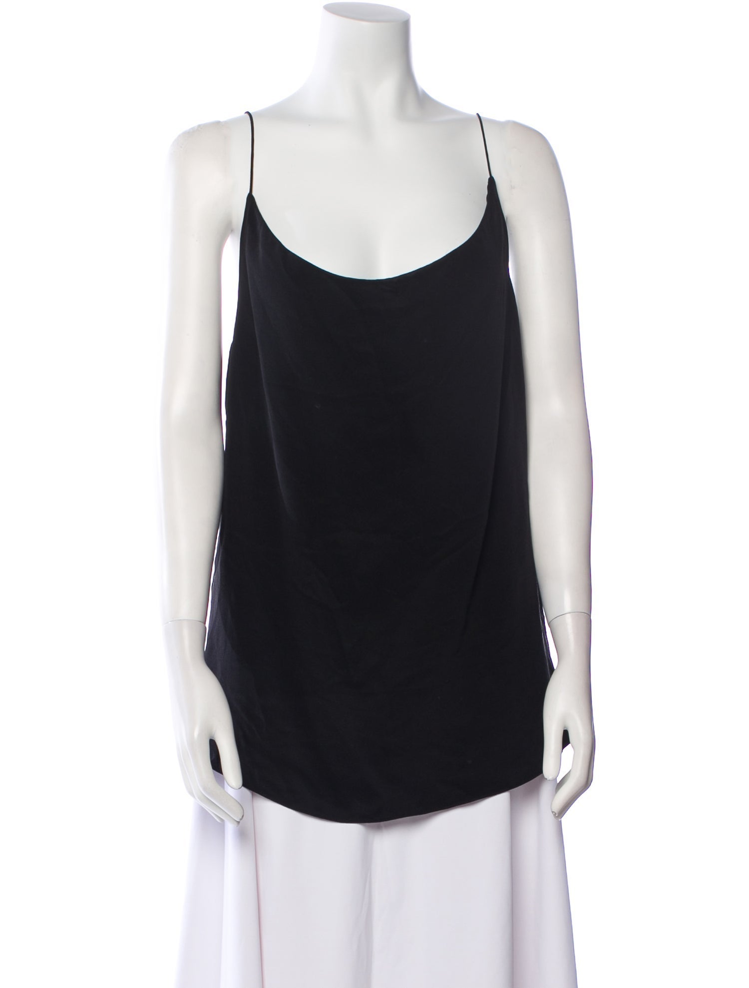 Jonathan Cohen Silk Scoop Neck Top