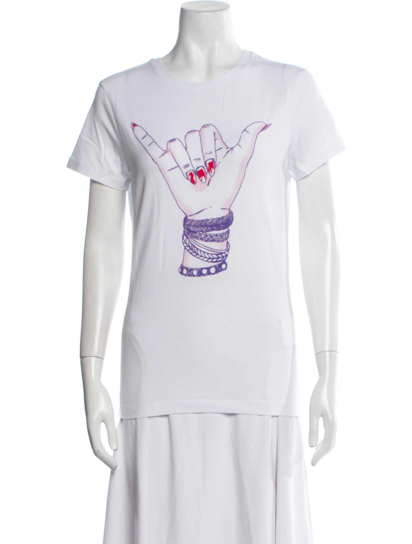 Jonathan Cohen Graphic Print Crew Neck T-Shirt