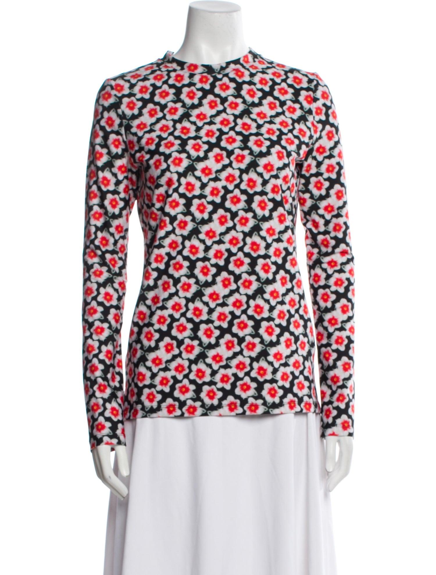 Jonathan Cohen Floral Print Crew Neck Sweatshirt w/ Tags