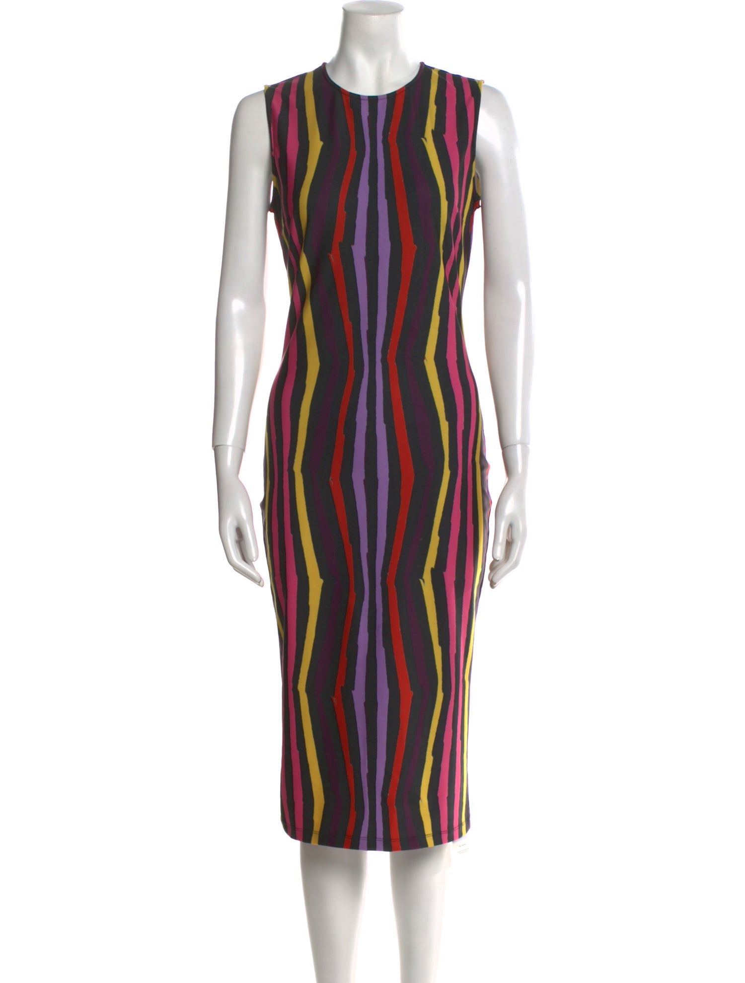 Jonathan Cohen Striped Midi Length Dress w/ Tags