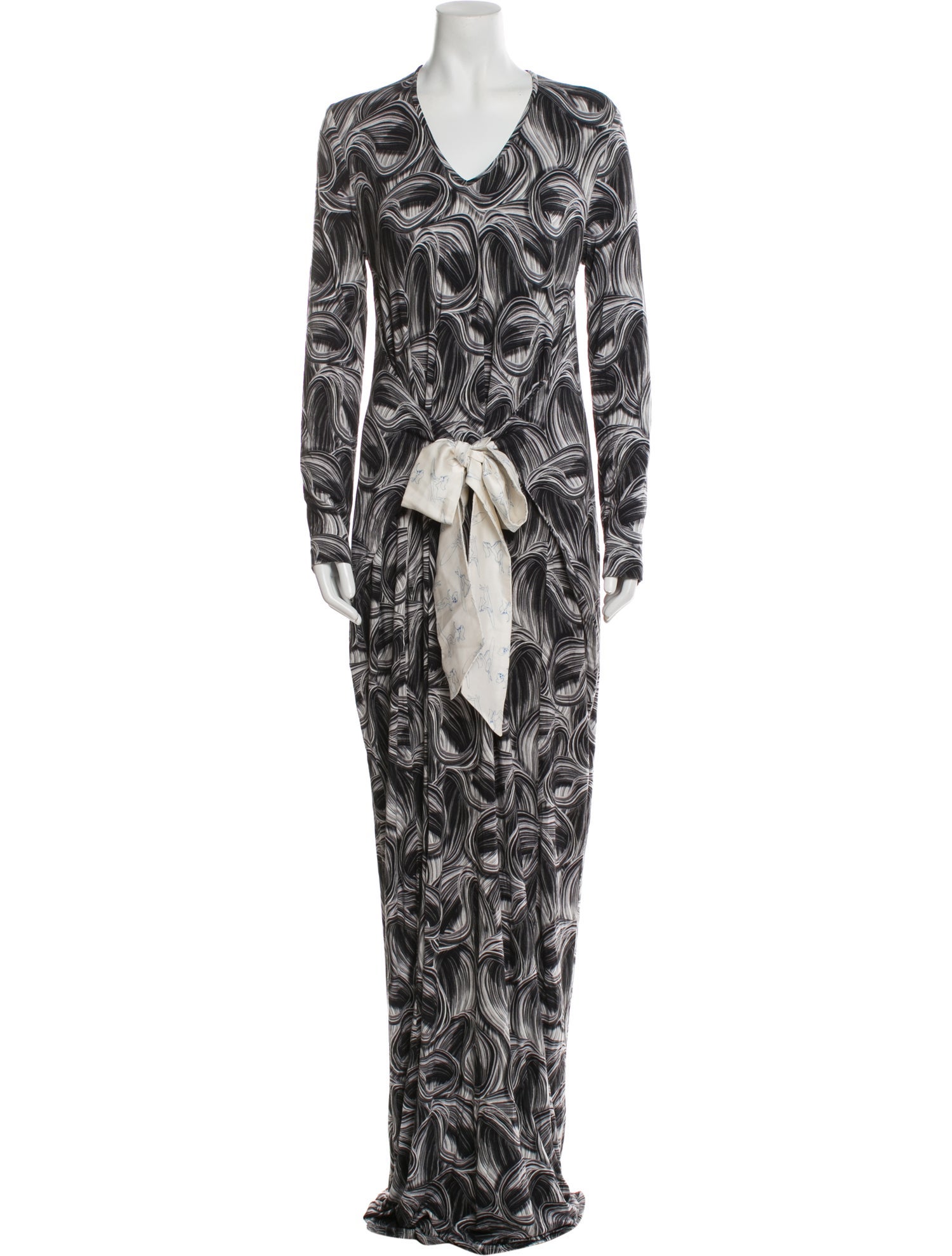 Jonathan Cohen Printed Long Dress