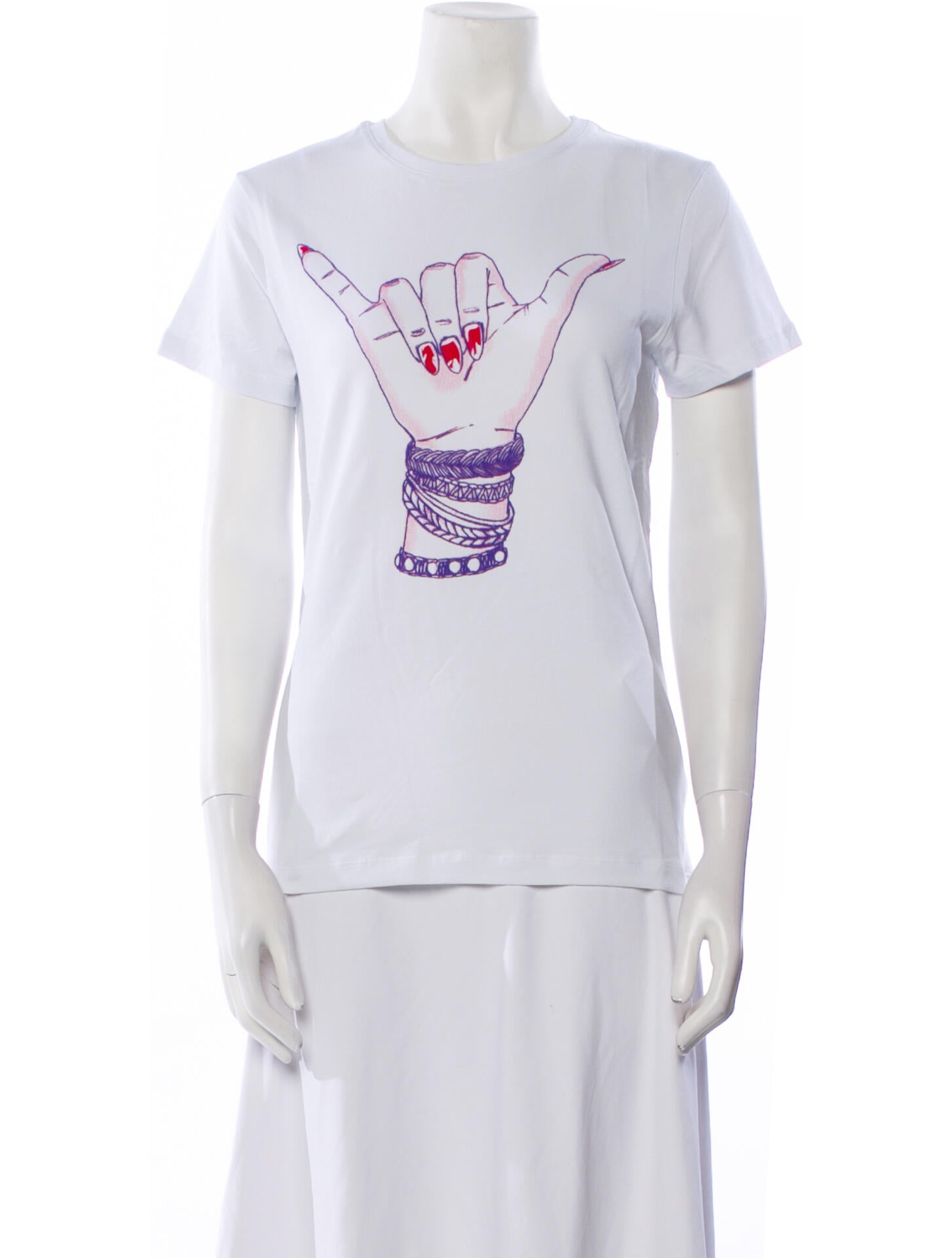 Jonathan Cohen Graphic Print Crew Neck T-Shirt