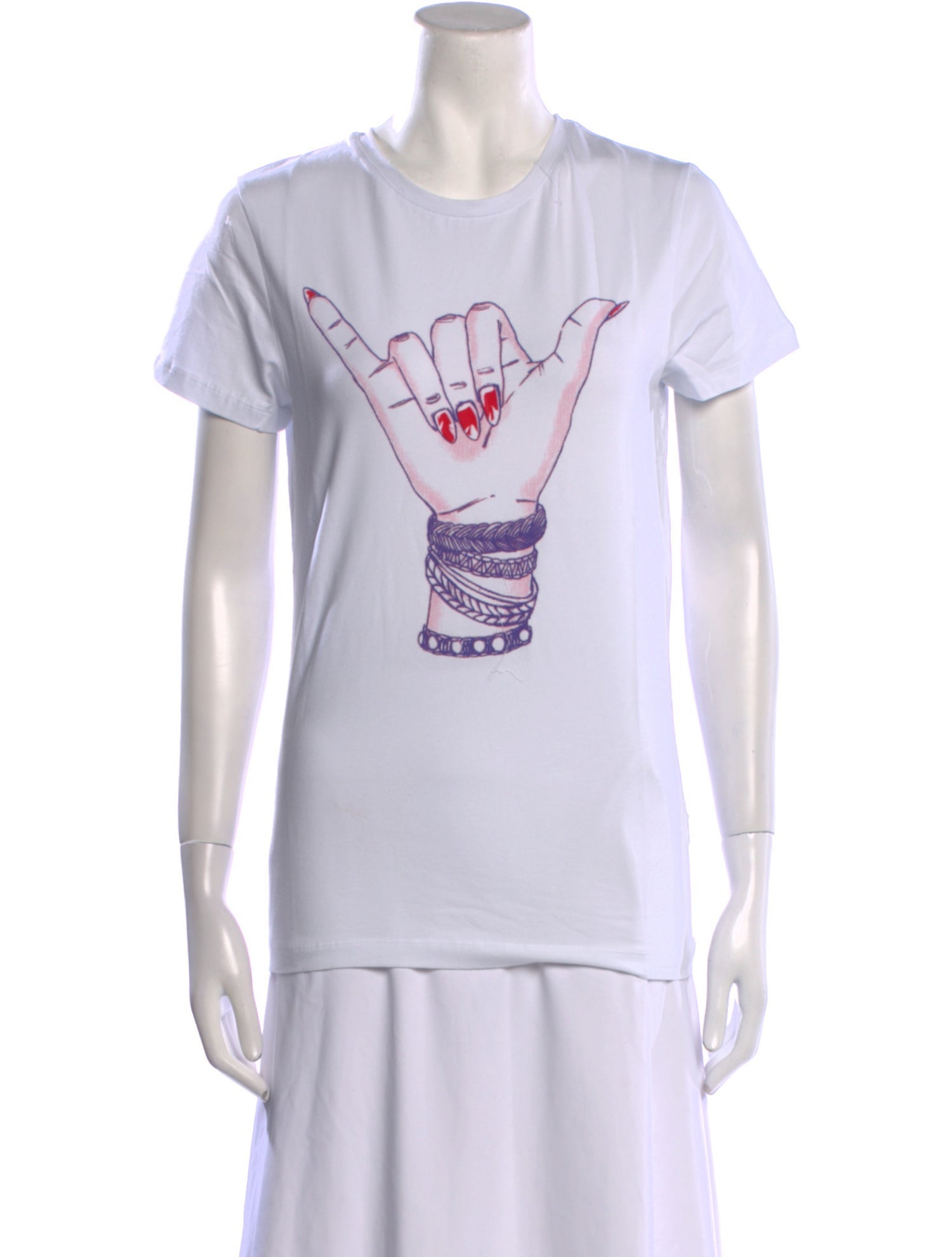 Jonathan Cohen Graphic Print Crew Neck T-Shirt