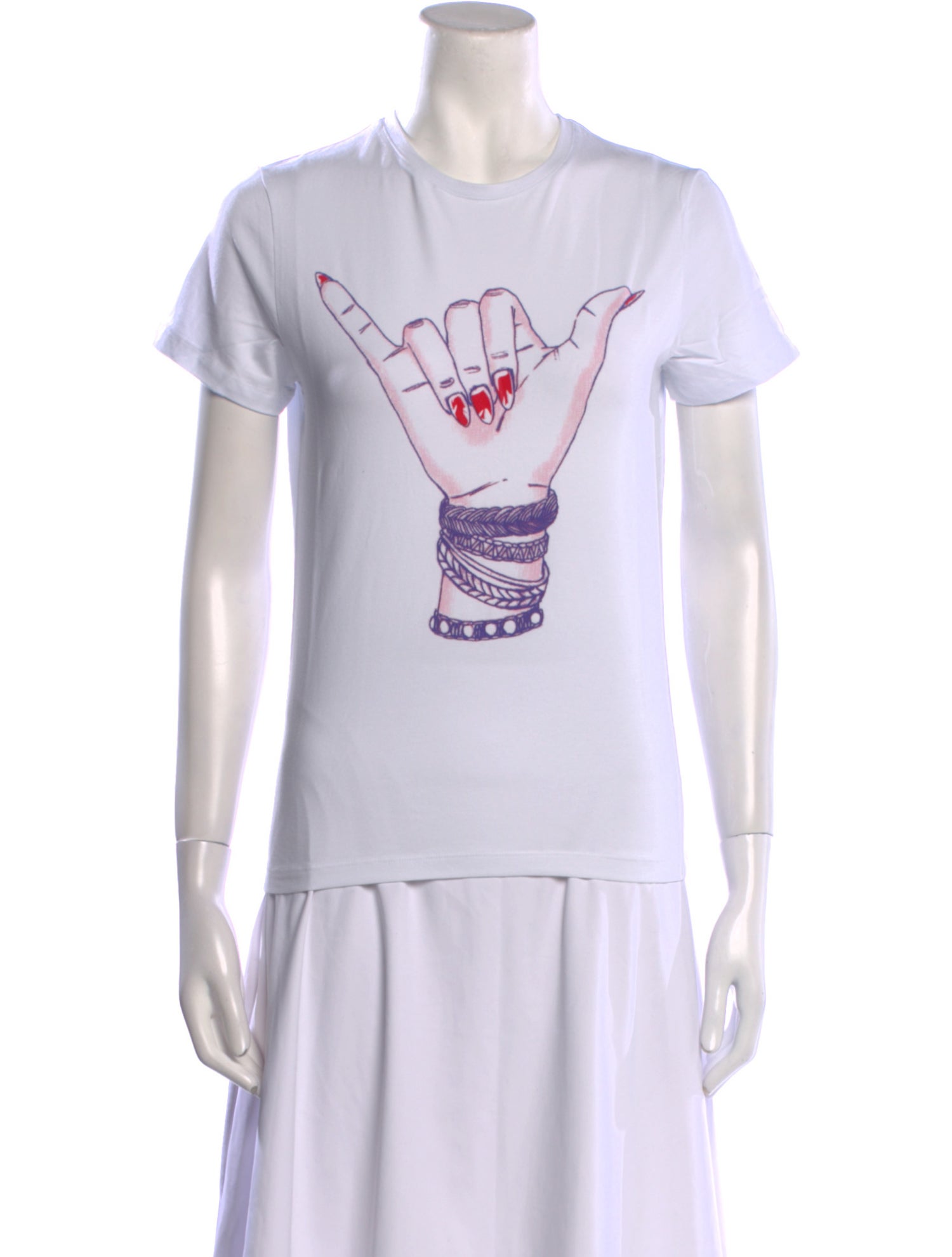 Jonathan Cohen Graphic Print Crew Neck T-Shirt