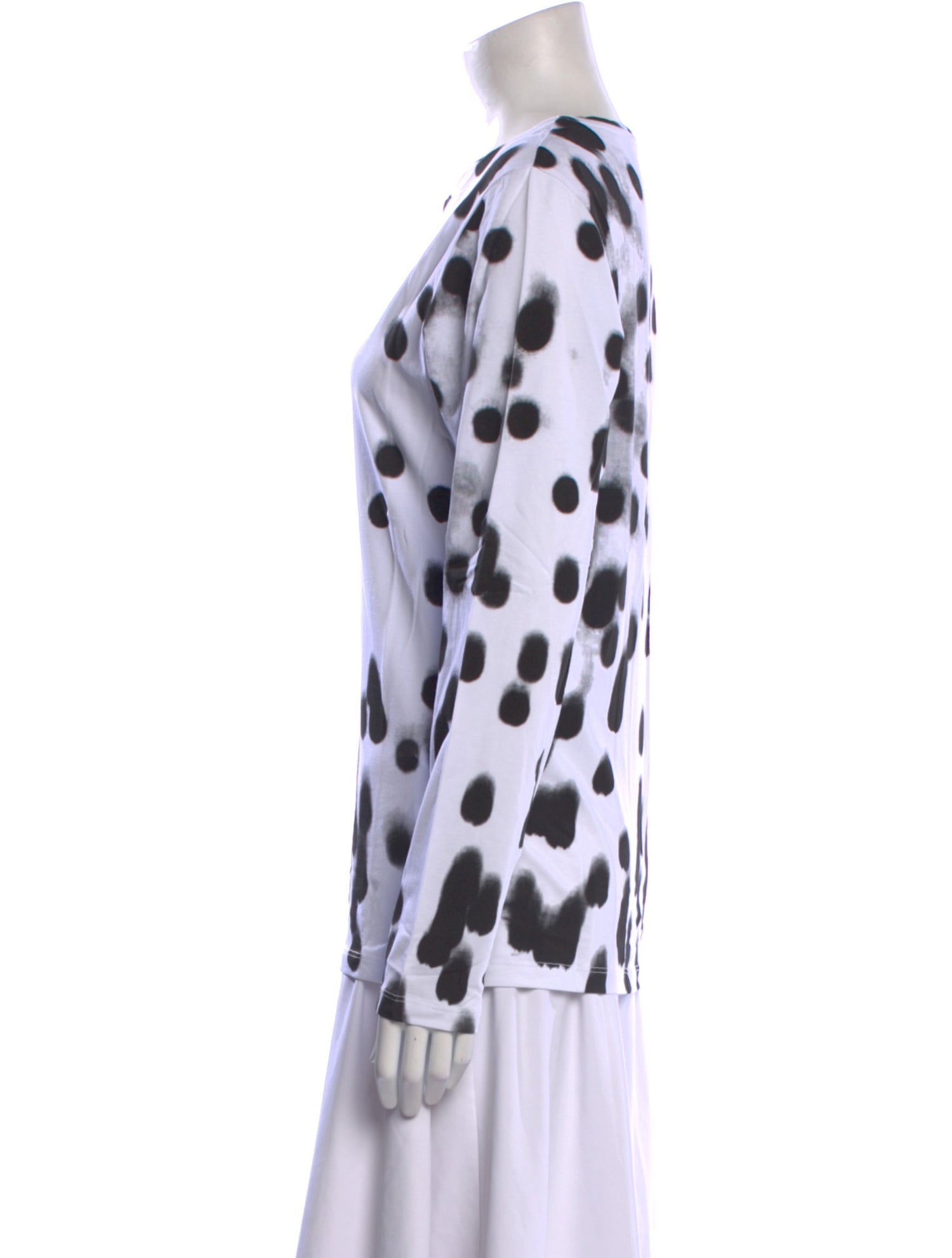 Jonathan Cohen Polka Dot Print Crew Neck Sweatshirt w/ Tags