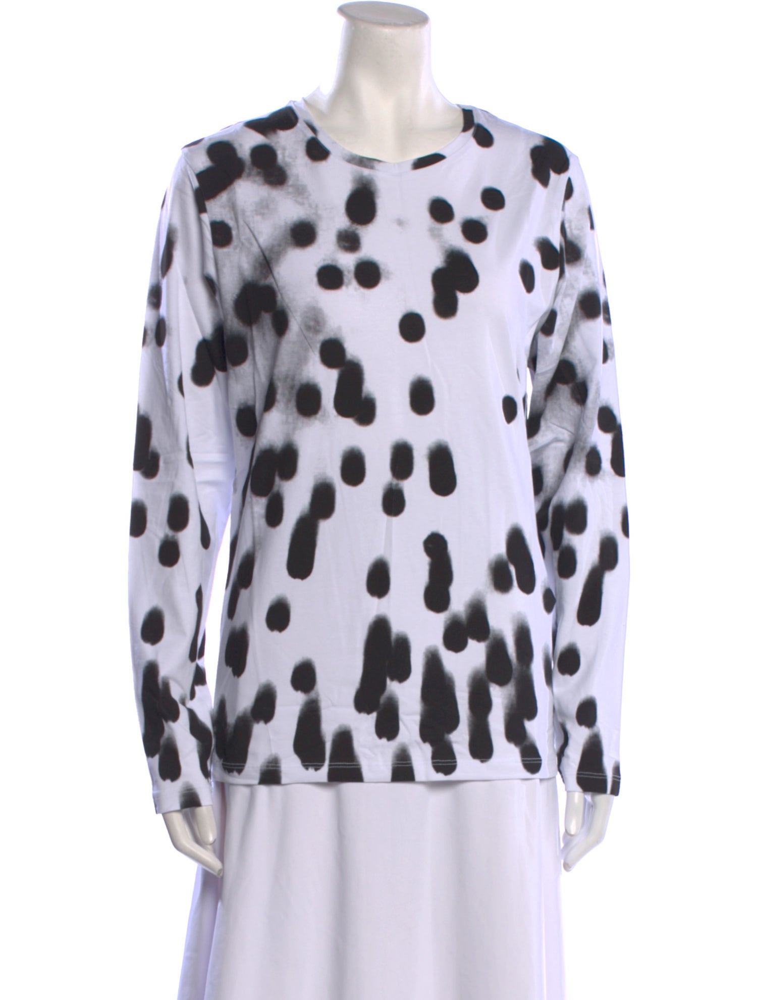 Jonathan Cohen Polka Dot Print Crew Neck Sweatshirt w/ Tags