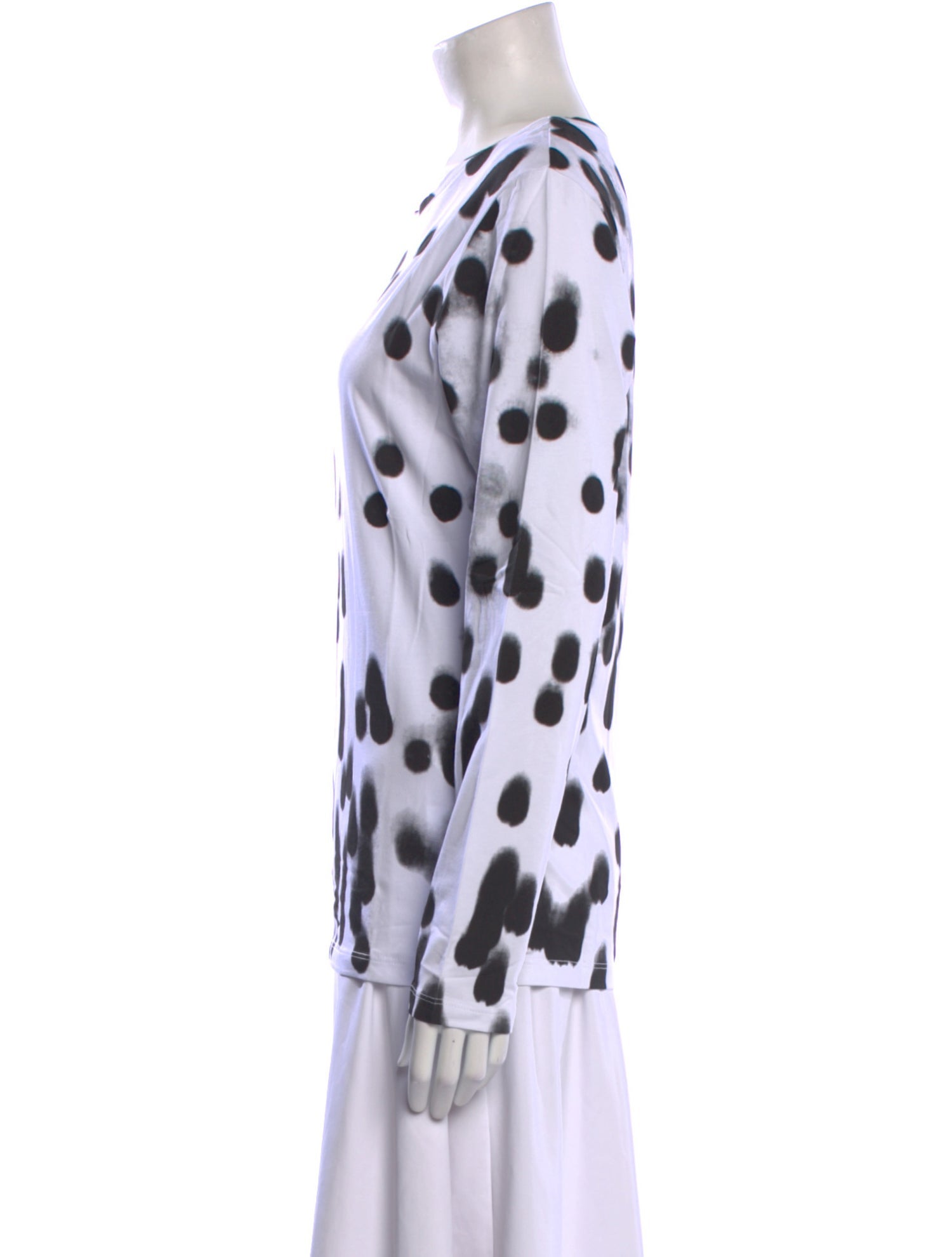 Jonathan Cohen Polka Dot Print Crew Neck Sweatshirt w/ Tags