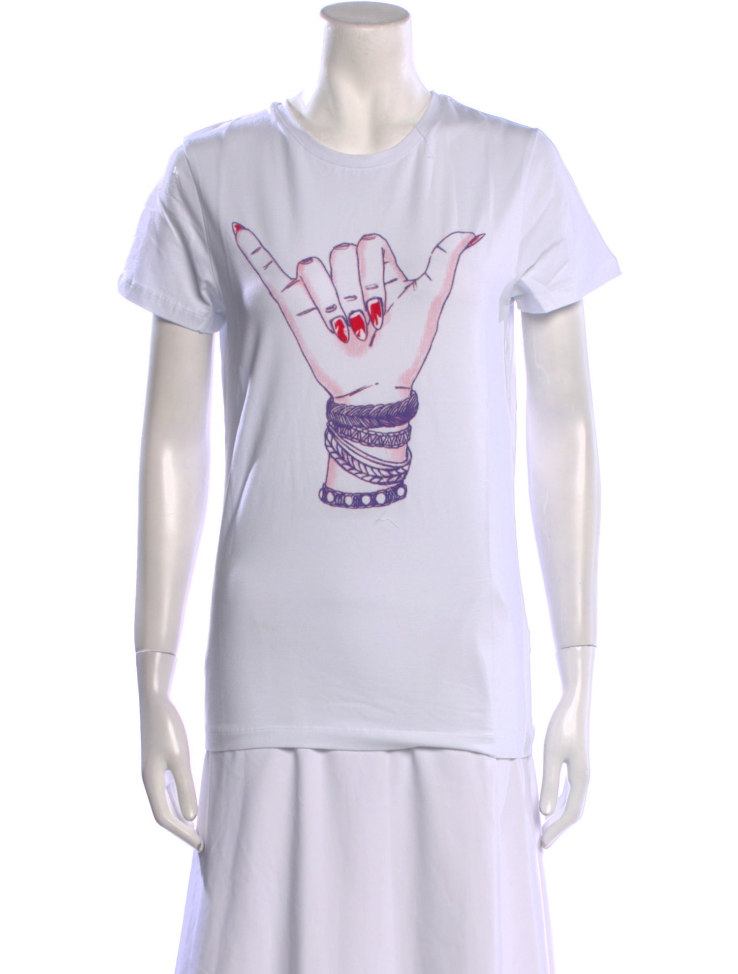 Jonathan Cohen Graphic Print Crew Neck T-Shirt