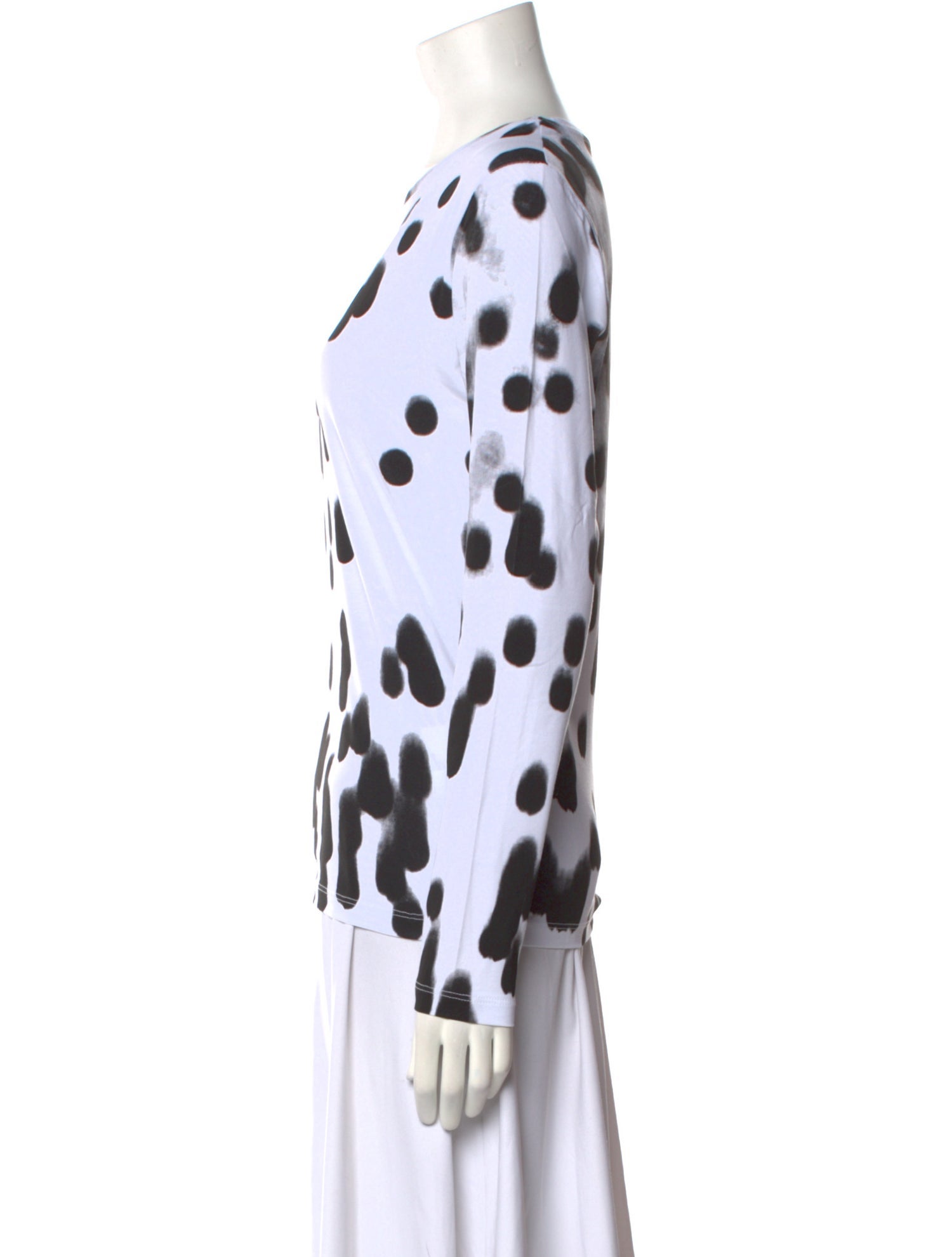 Jonathan Cohen Printed Crew Neck Sweatshirt w/ Tags