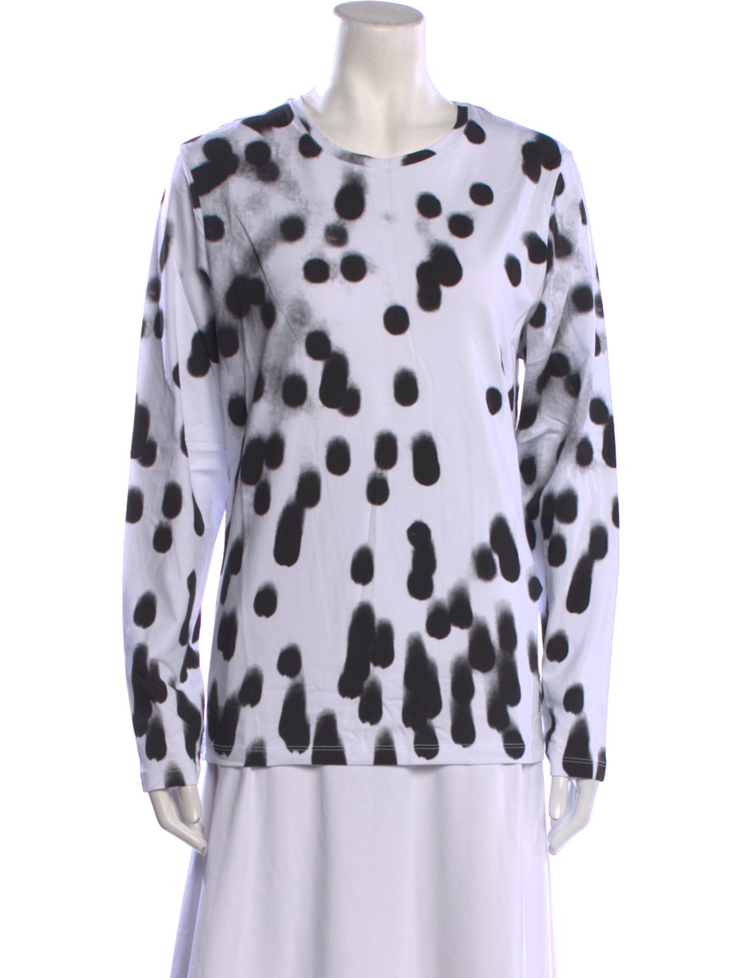 Jonathan Cohen Polka Dot Print Crew Neck Sweatshirt