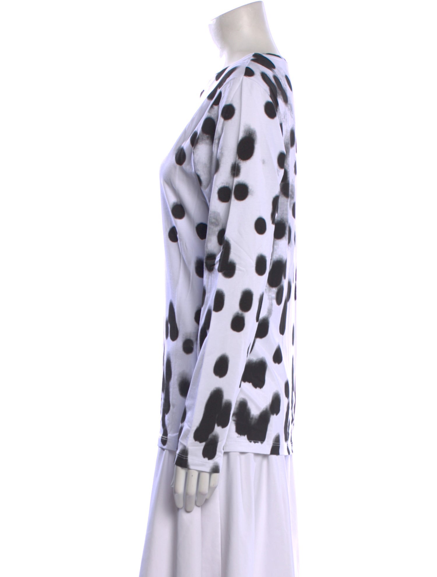 Jonathan Cohen Polka Dot Print Crew Neck Sweatshirt