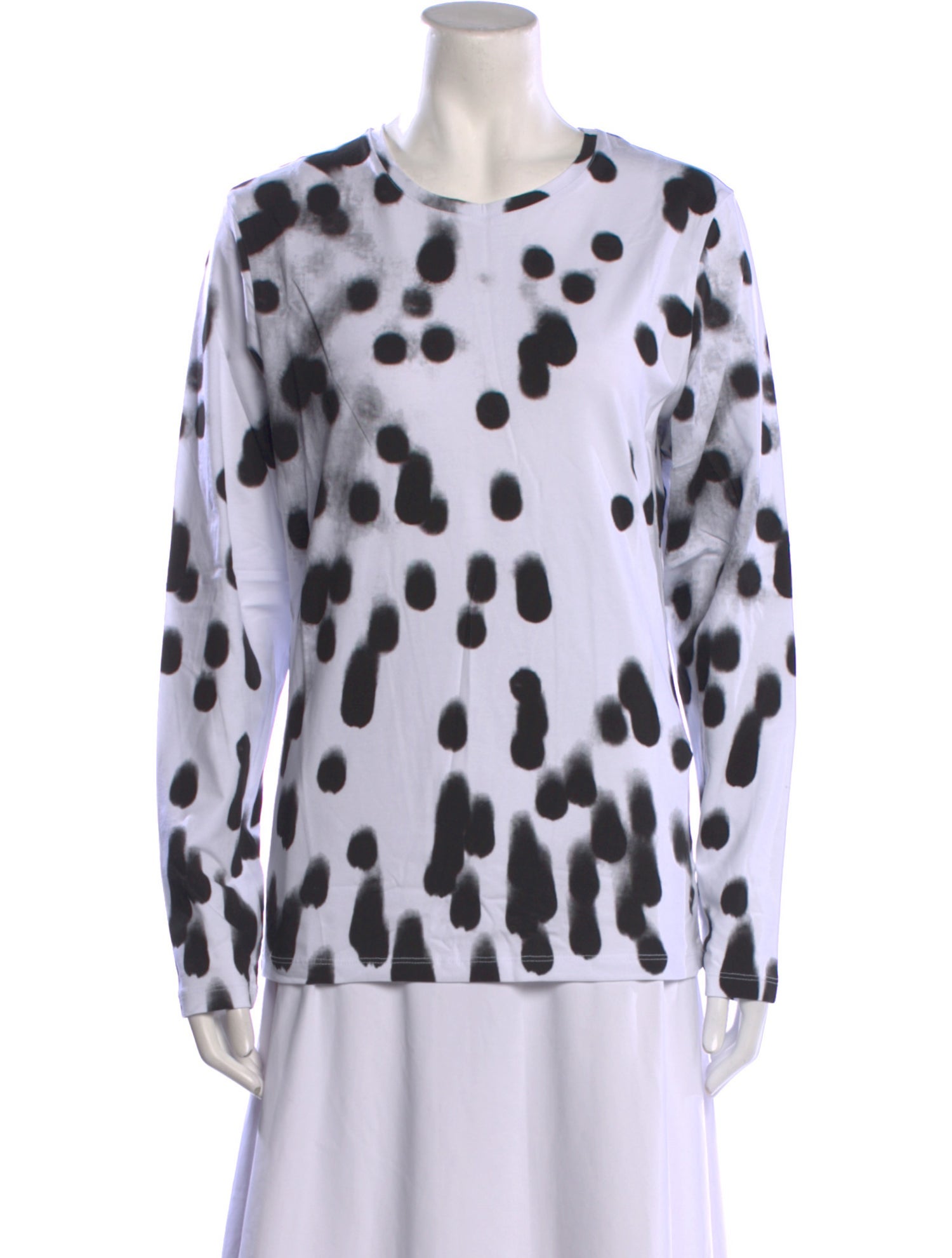 Jonathan Cohen Polka Dot Print Crew Neck Sweatshirt