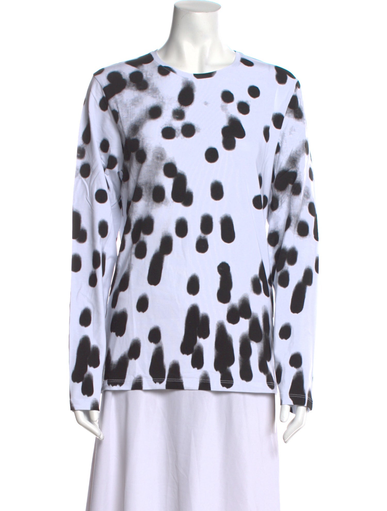 Jonathan Cohen Polka Dot Print Crew Neck Sweatshirt
