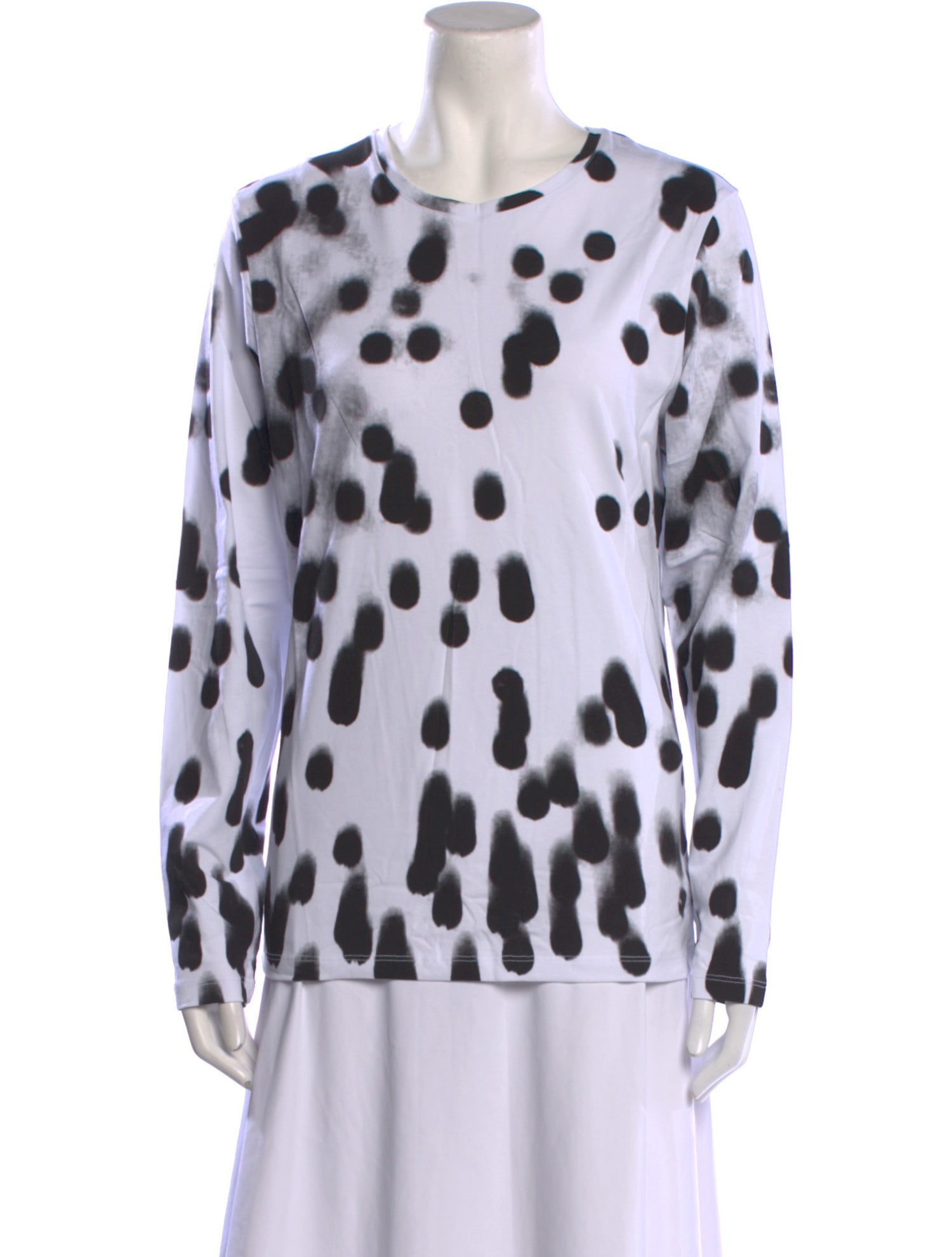 Jonathan Cohen Polka Dot Print Crew Neck Sweatshirt