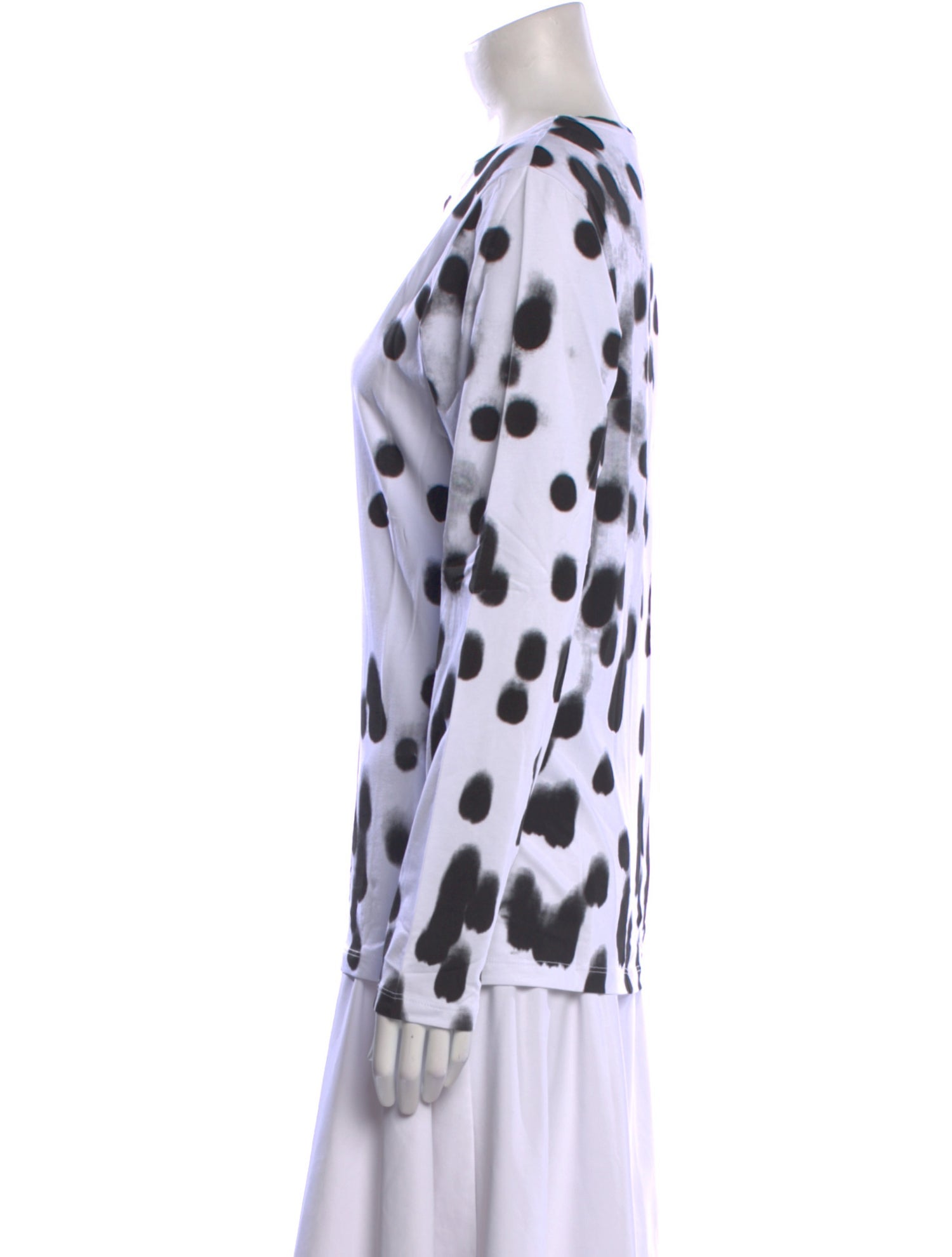 Jonathan Cohen Polka Dot Print Crew Neck Sweatshirt