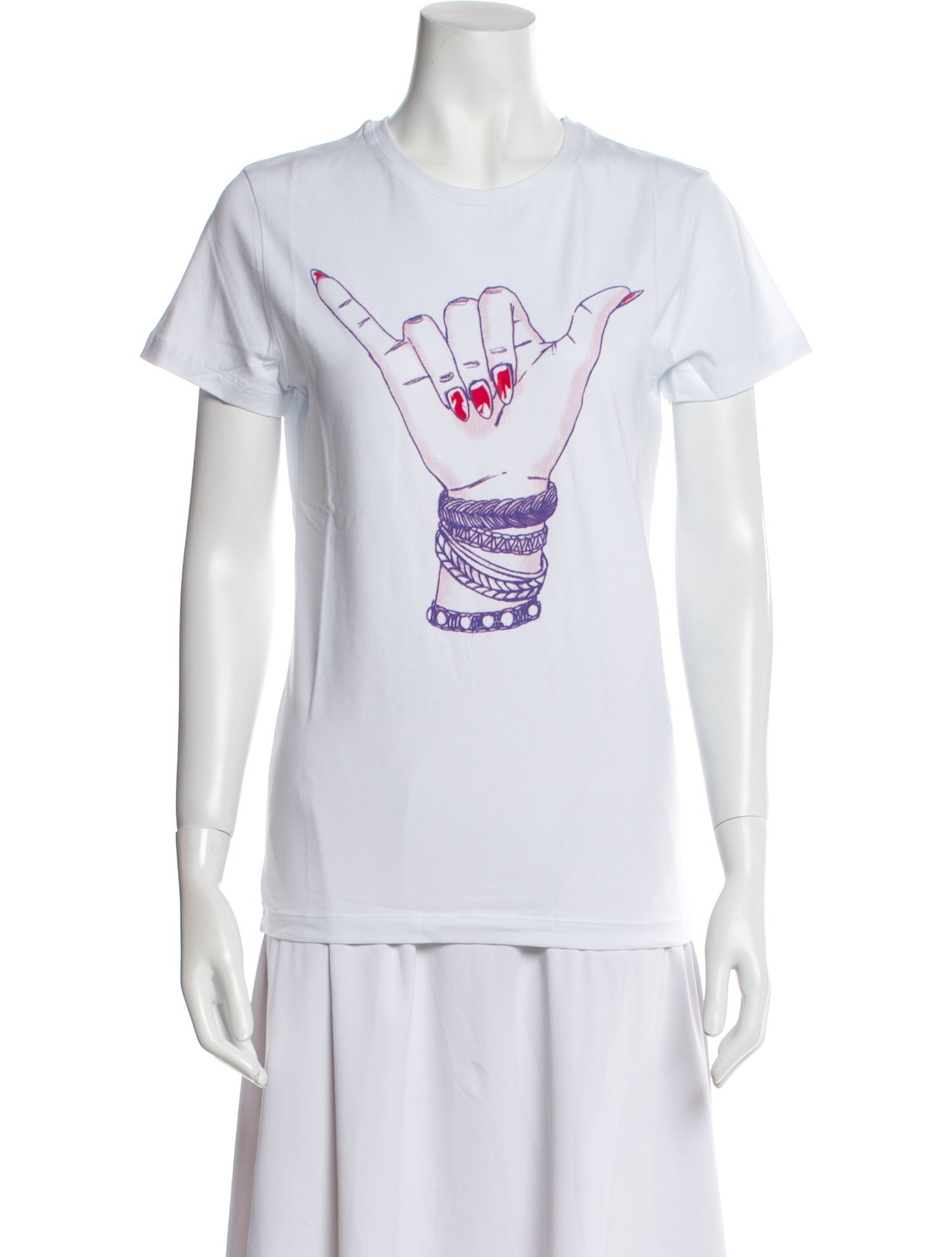 Jonathan Cohen Graphic Print Crew Neck T-Shirt