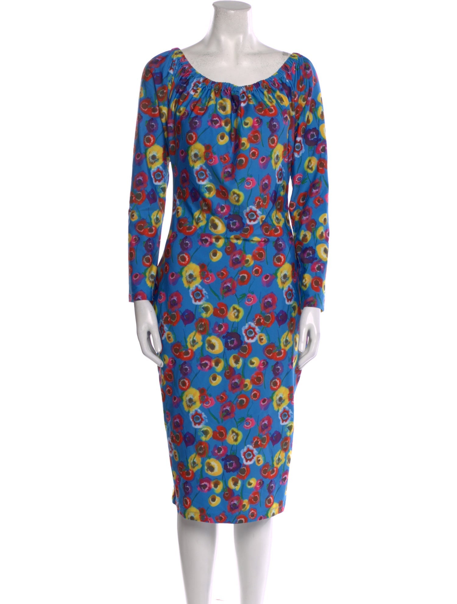 Jonathan Cohen Printed Midi Length Dress