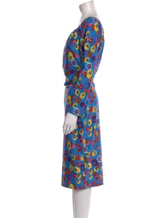 Jonathan Cohen Printed Midi Length Dress