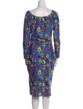 Jonathan Cohen Printed Midi Length Dress