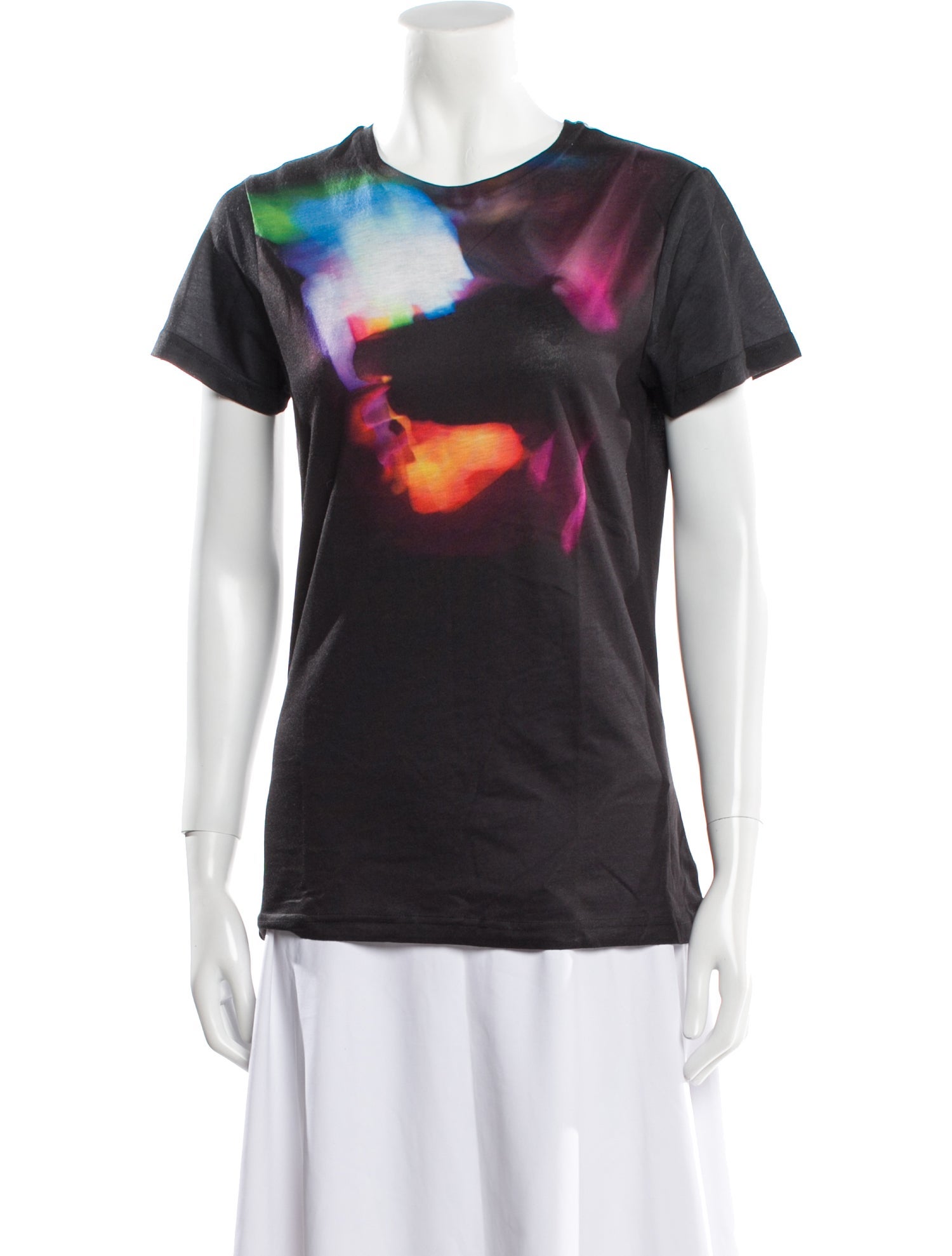 Jonathan Cohen Tie-Dye Print Bateau Neckline T-Shirt w/ Tags