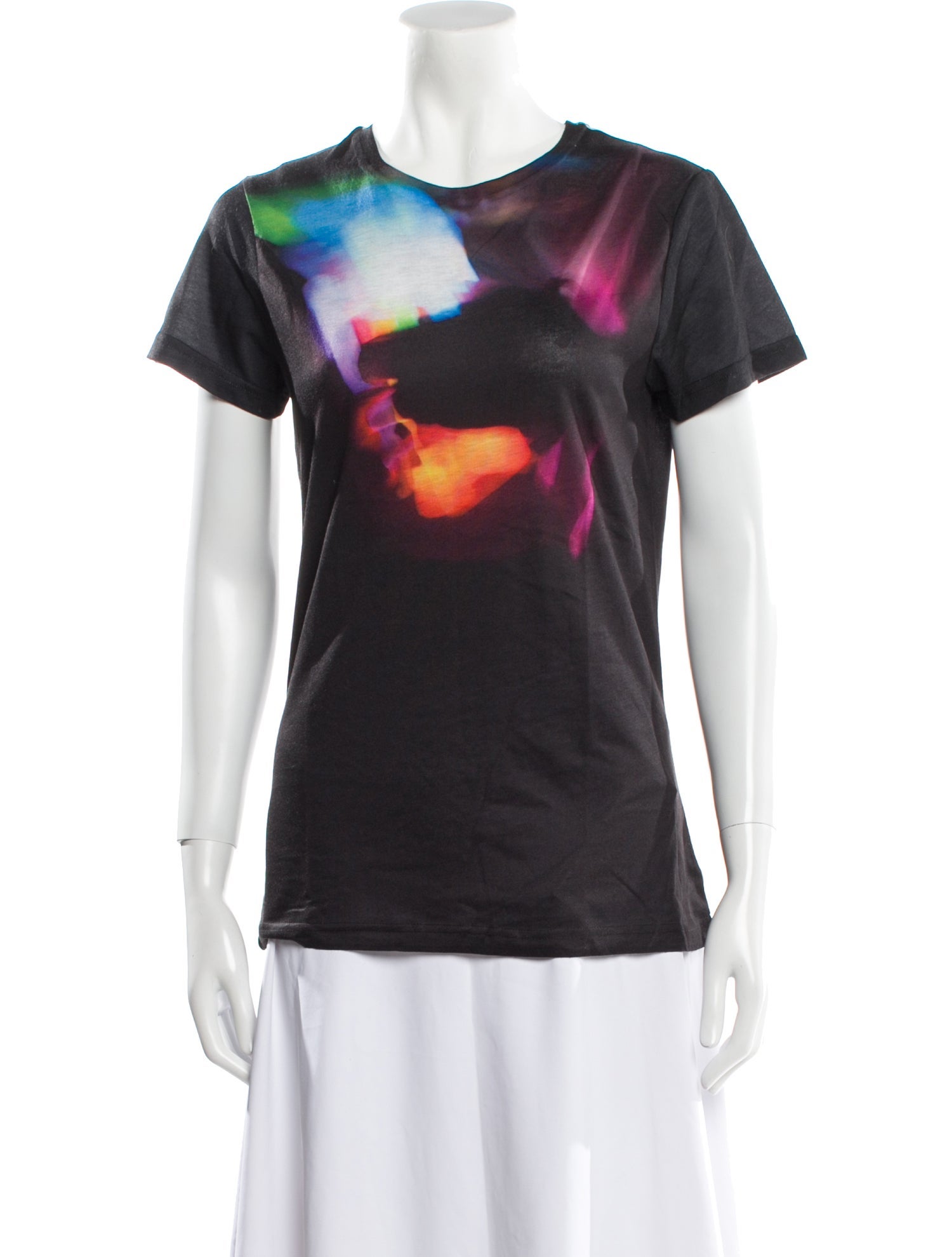 Jonathan Cohen Tie-Dye Print Crew Neck T-Shirt w/ Tags