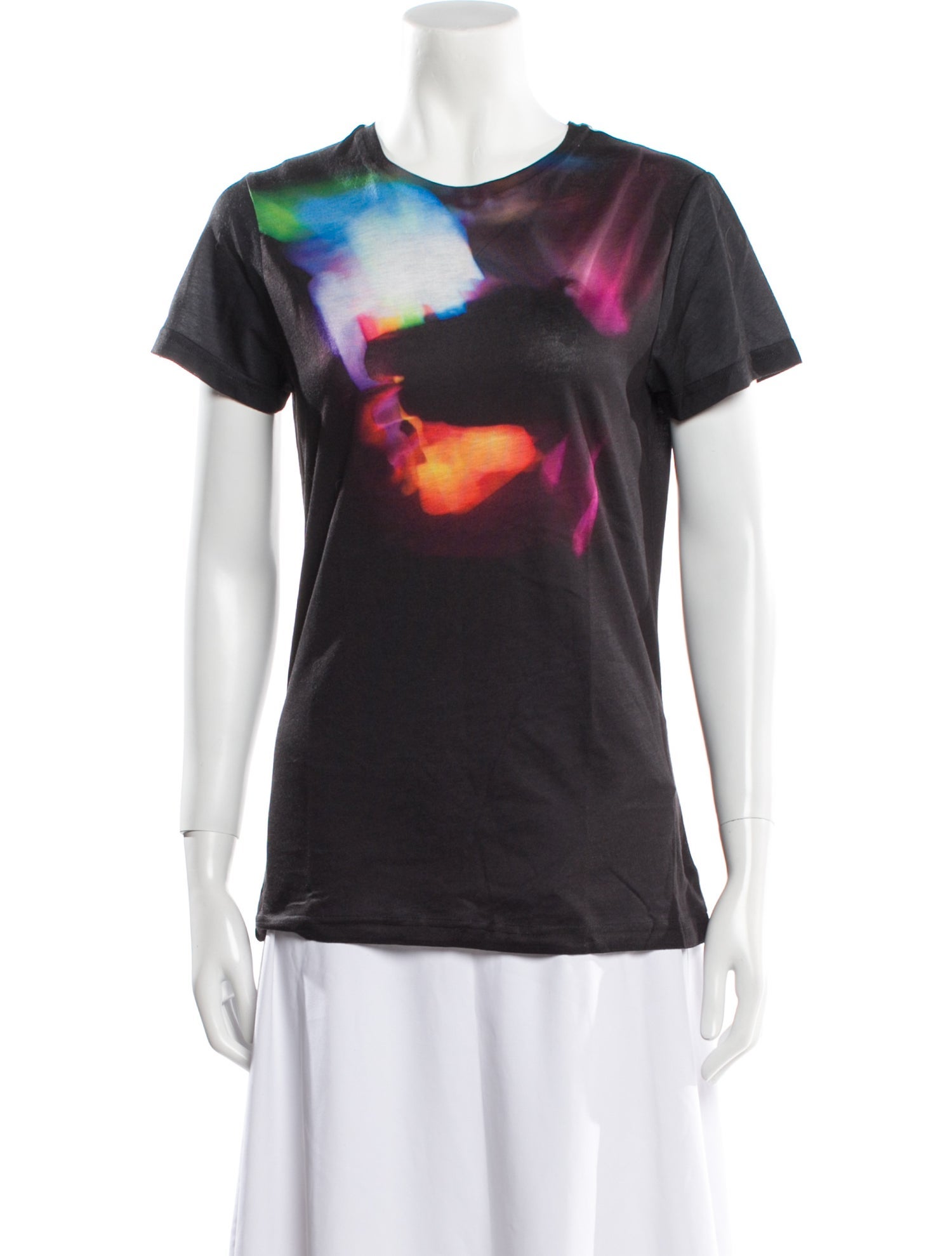 Jonathan Cohen Tie-Dye Print Crew Neck T-Shirt w/ Tags