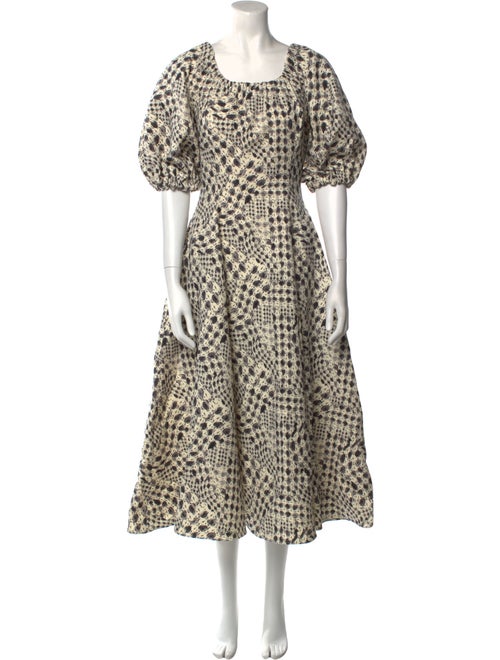 Jonathan Cohen Printed Long Dress