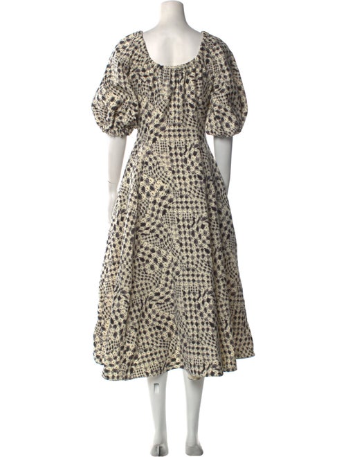 Jonathan Cohen Printed Long Dress