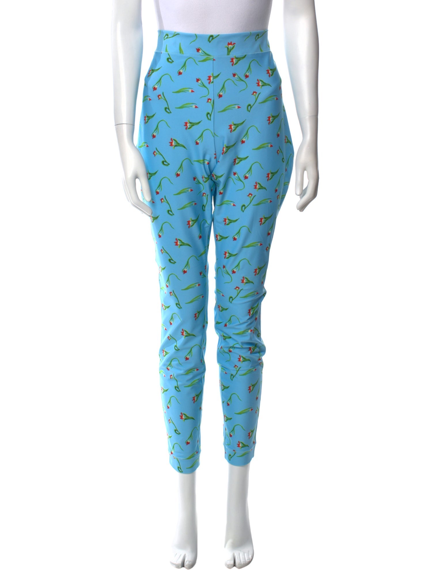 Jonathan Cohen Floral Print Skinny Leg Pants w/ Tags