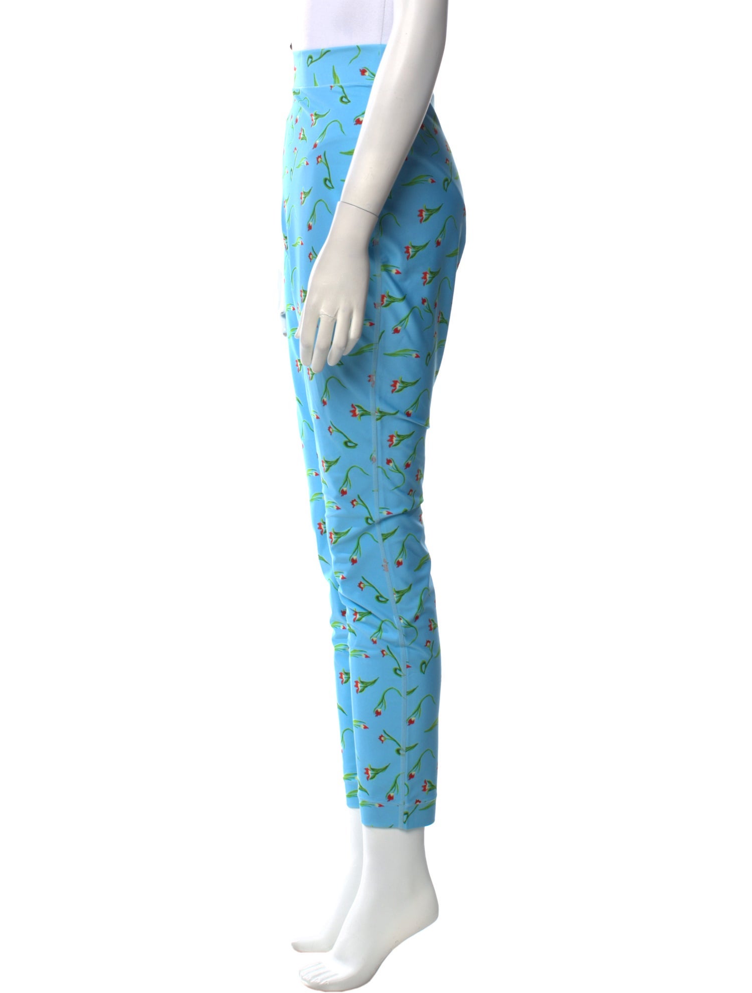 Jonathan Cohen Floral Print Skinny Leg Pants w/ Tags