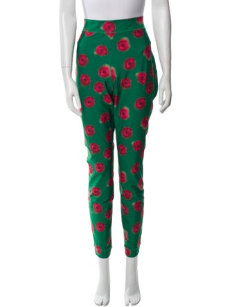 Jonathan Cohen Floral Print Skinny Leg Pants