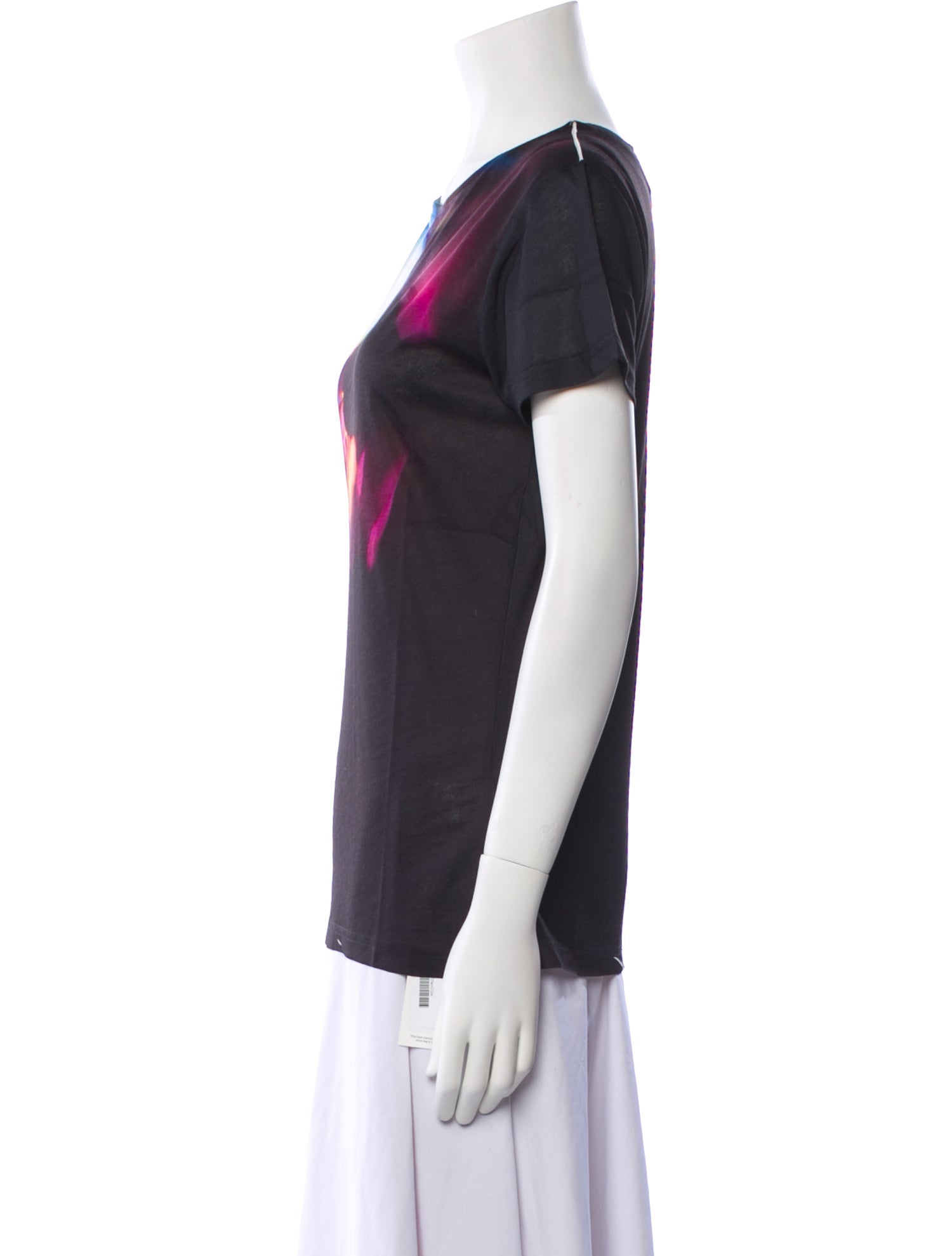 Jonathan Cohen Tie-Dye Print Scoop Neck T-Shirt w/ Tags