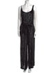 Jonathan Cohen Striped Square Neckline Jumpsuit