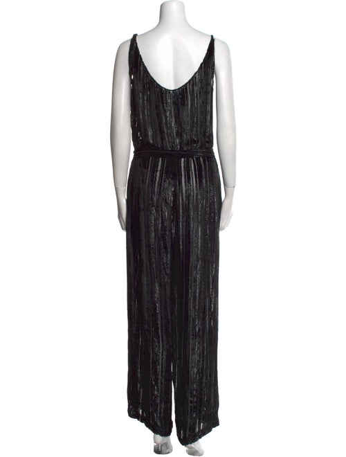 Jonathan Cohen Striped Square Neckline Jumpsuit