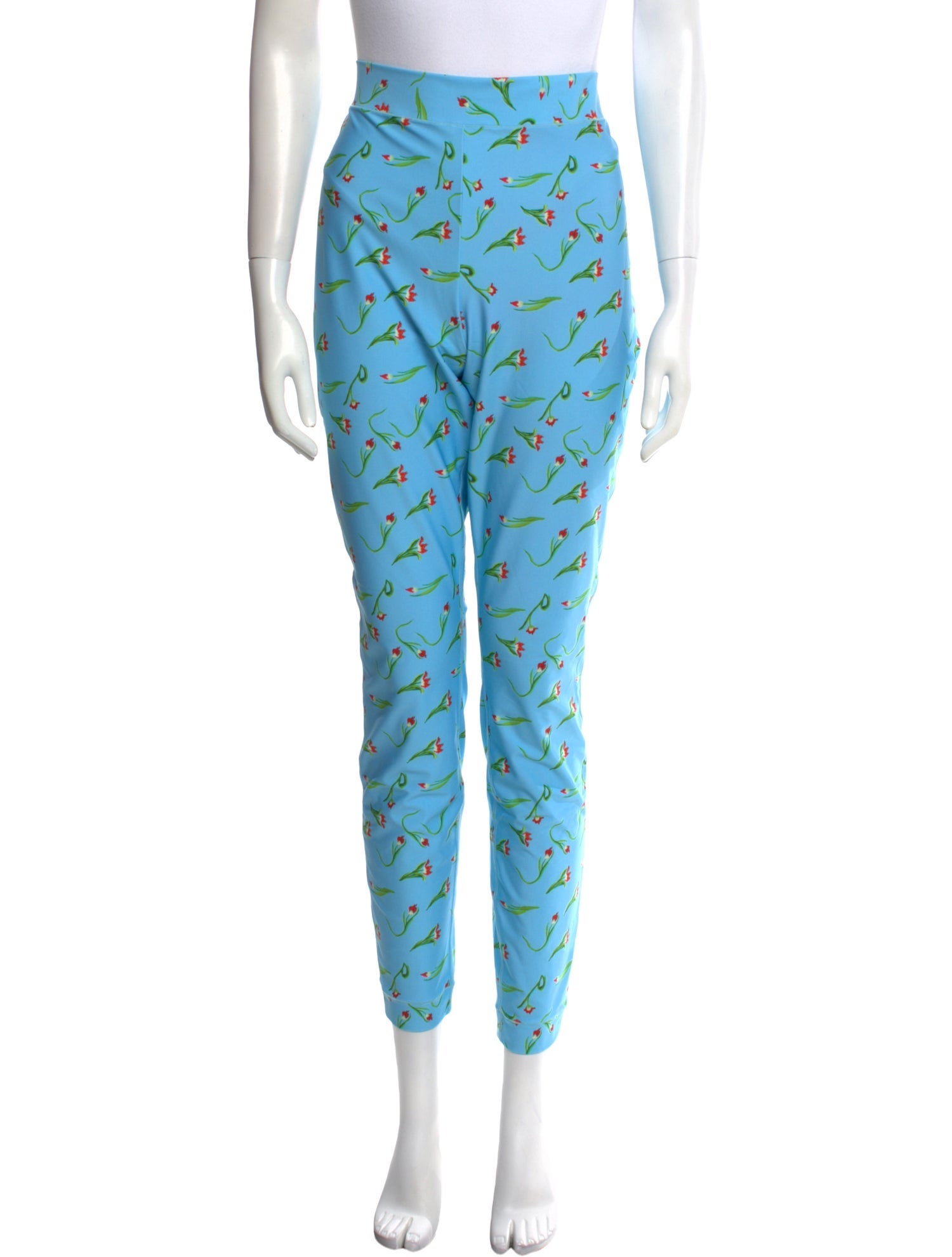 Jonathan Cohen Floral Print Skinny Leg Pants w/ Tags