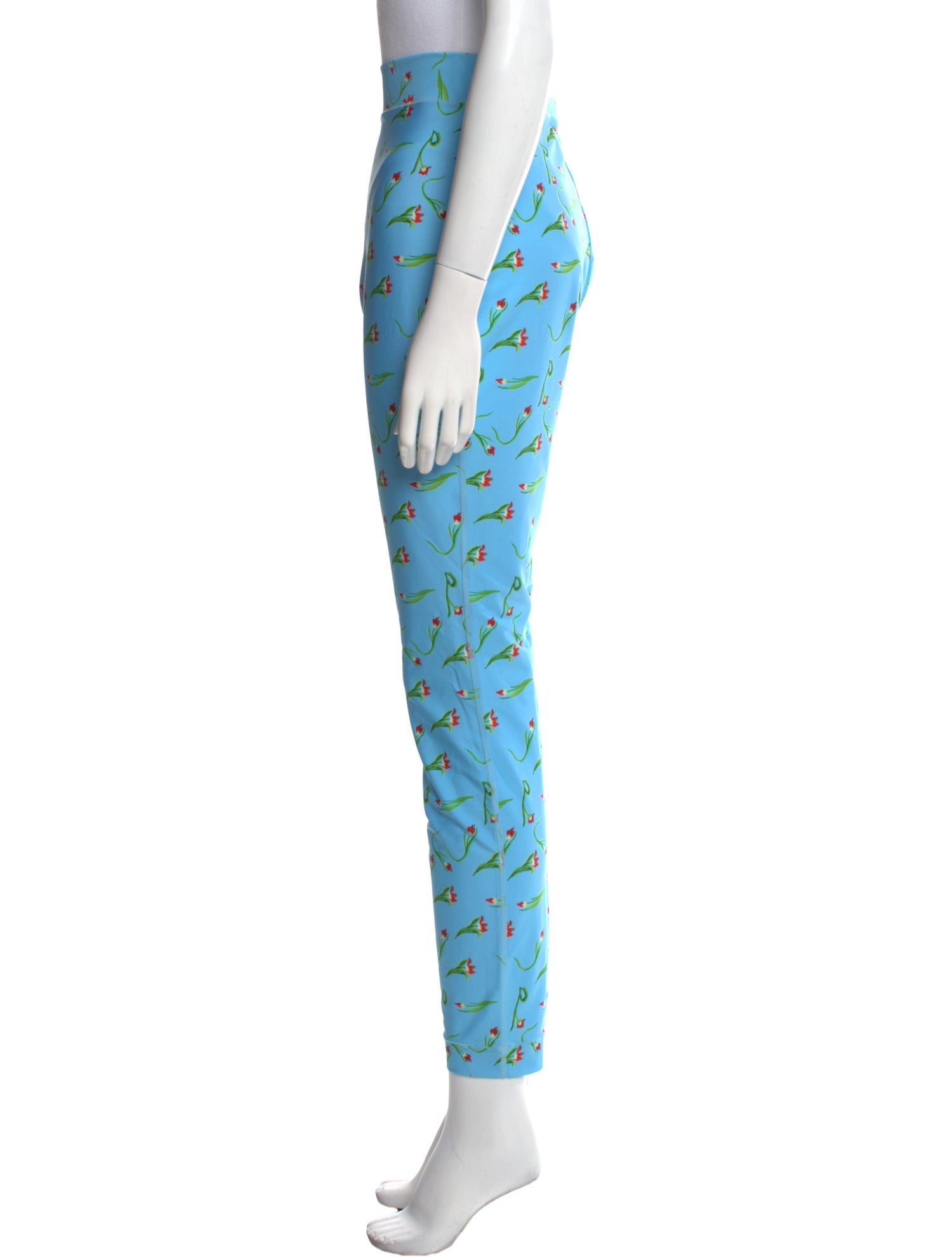 Jonathan Cohen Floral Print Skinny Leg Pants w/ Tags