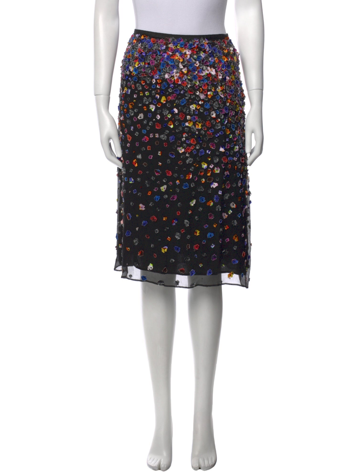 Jonathan Cohen Polka Dot Print Knee-Length Skirt