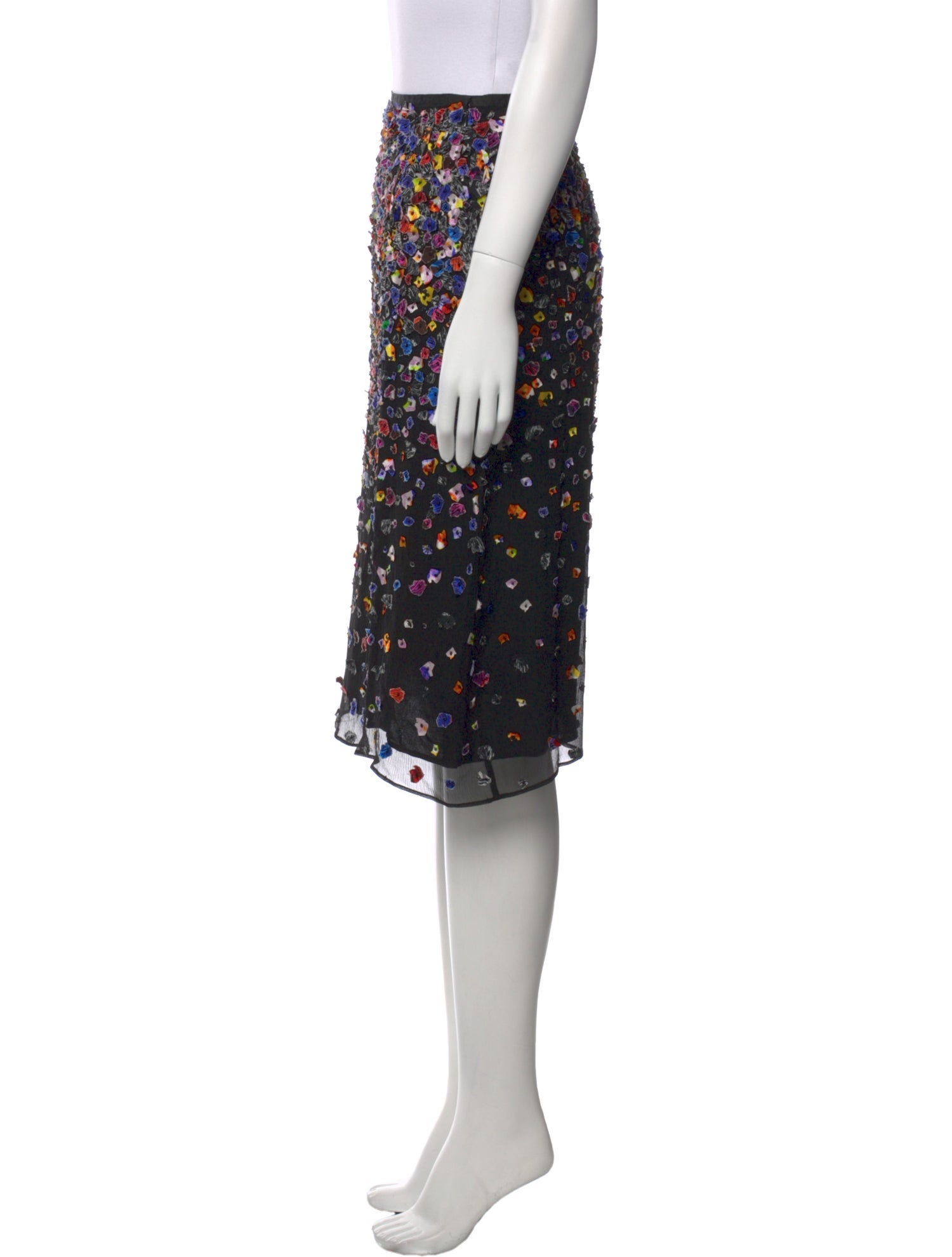 Jonathan Cohen Polka Dot Print Knee-Length Skirt