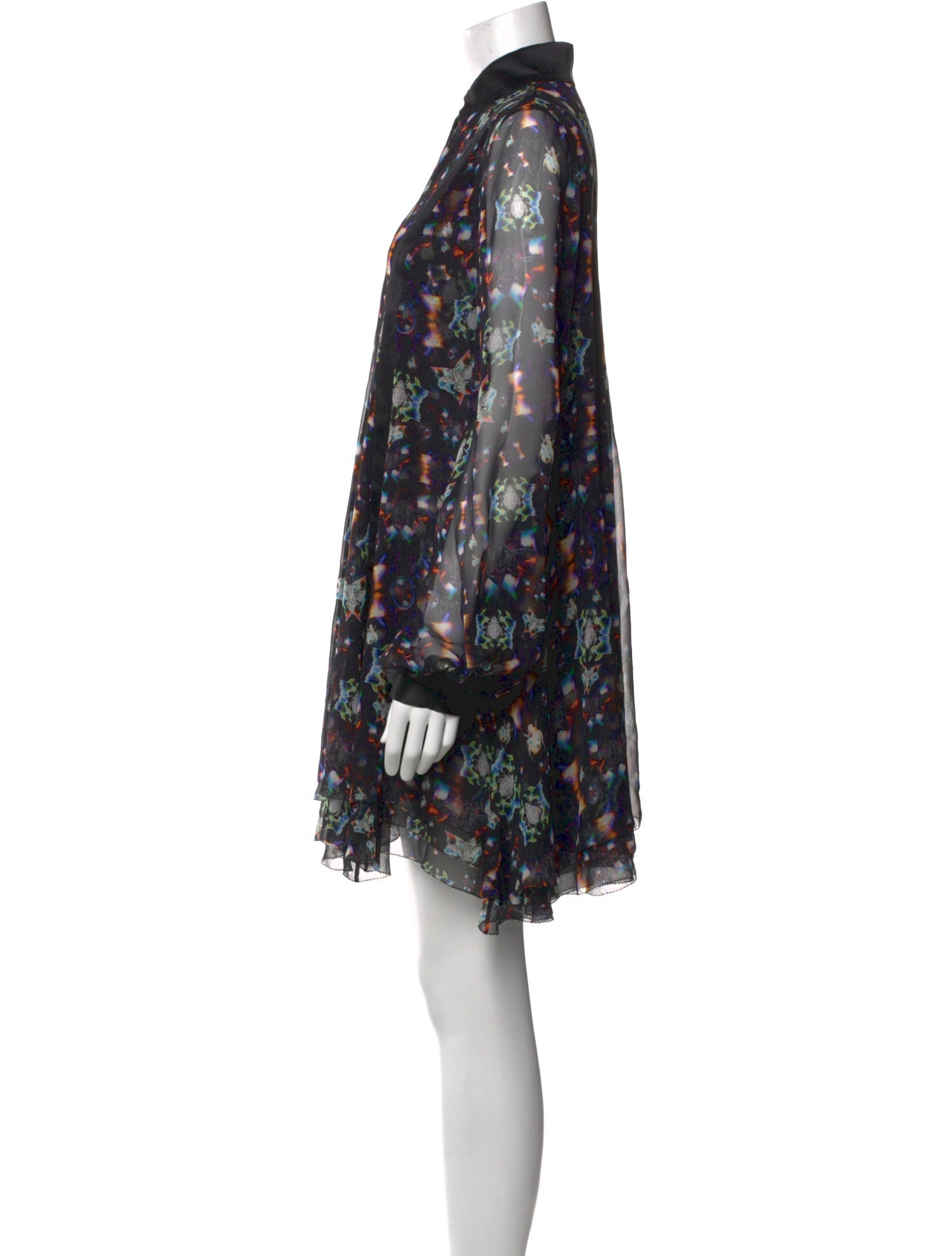 Jonathan Cohen Floral Print Mini Dress