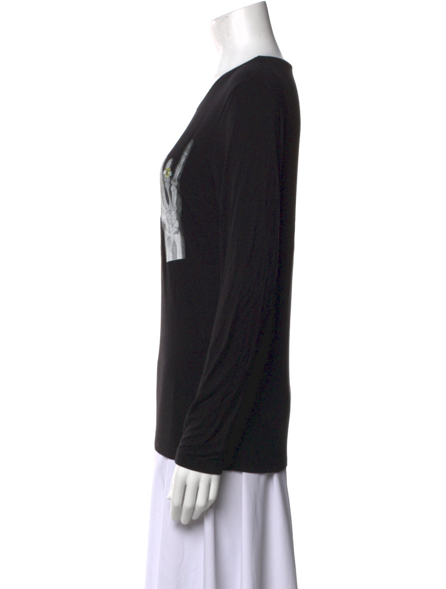 Jonathan Cohen Graphic Print Scoop Neck Sweatshirt