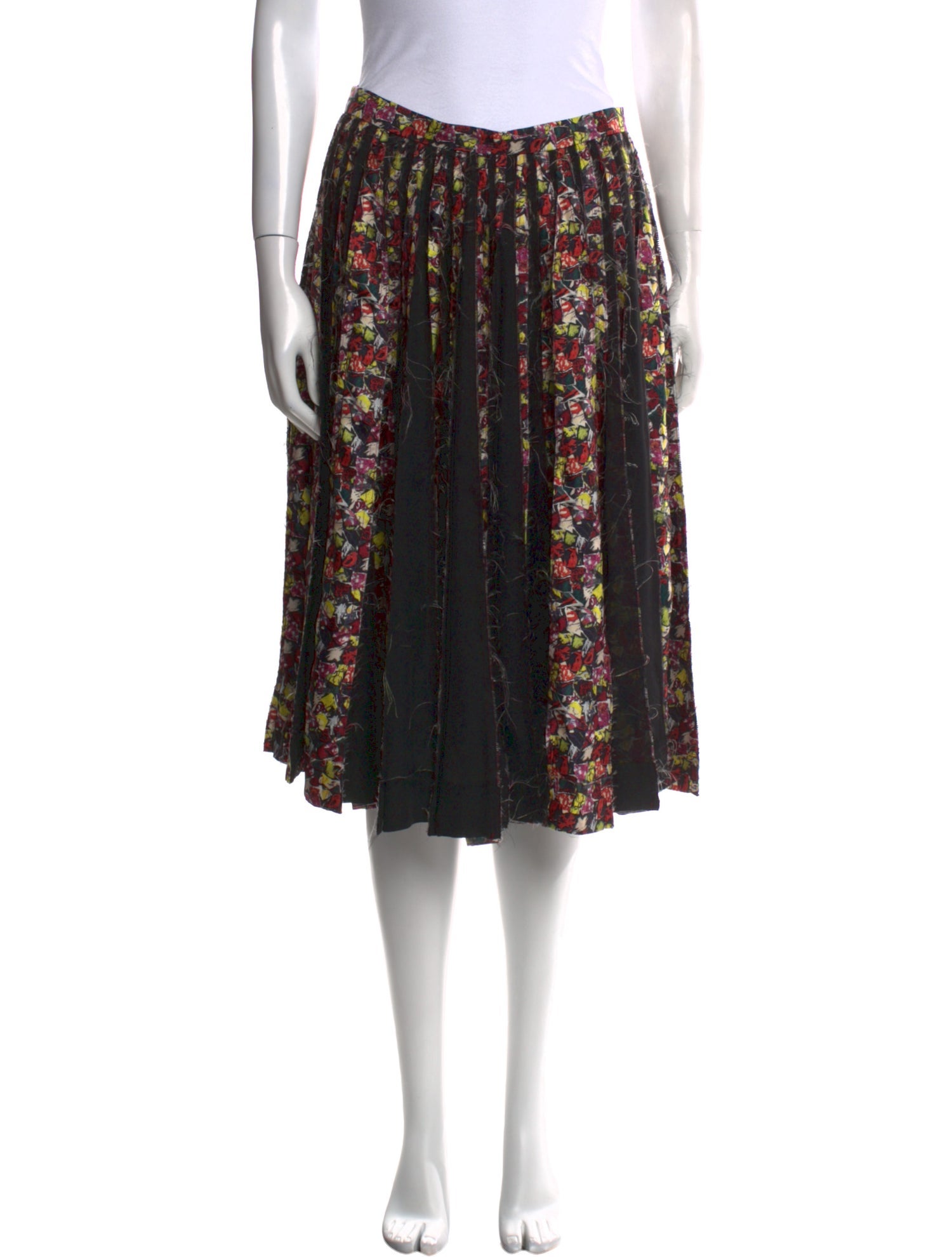 Jonathan Cohen Silk Knee-Length Skirt