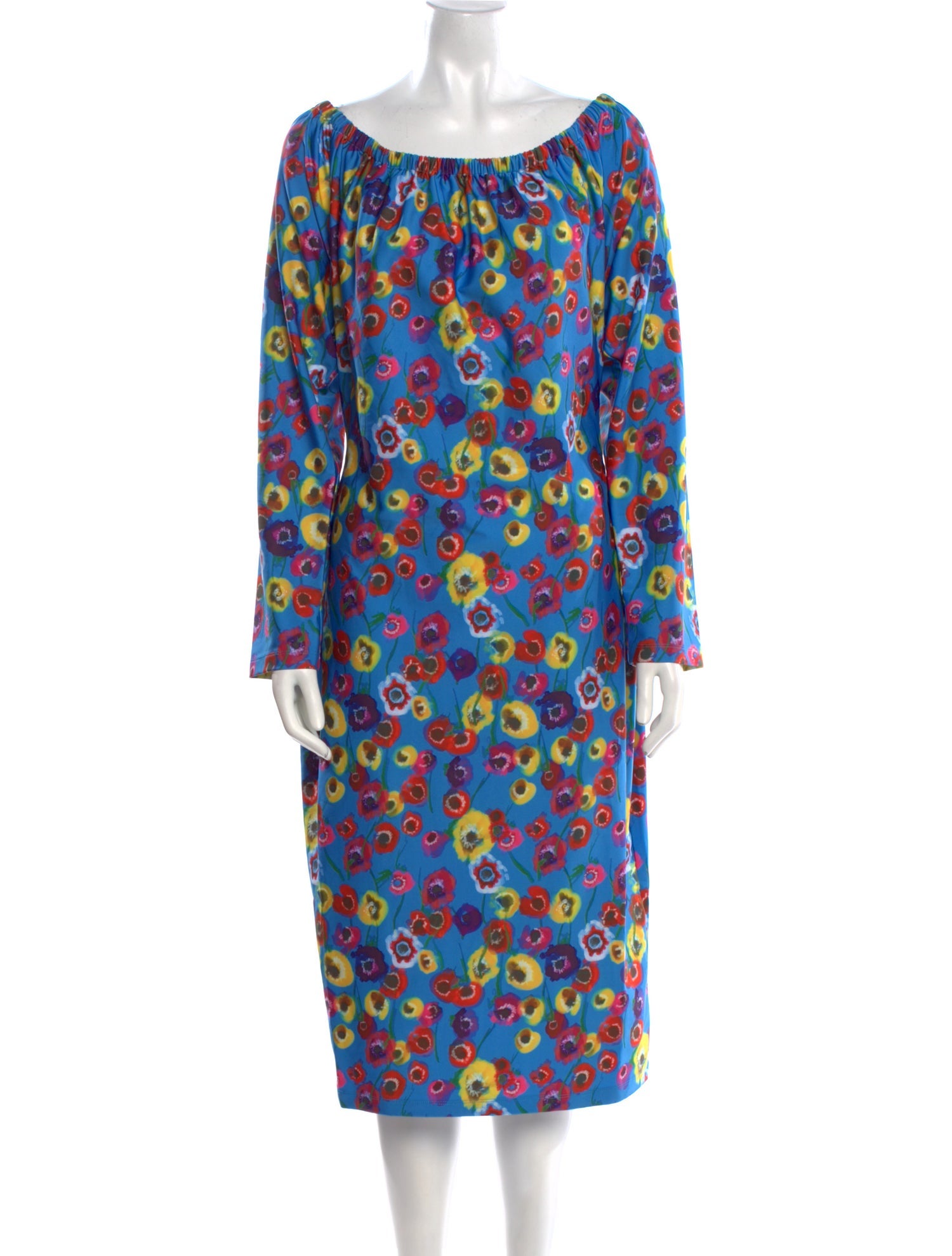 Jonathan Cohen Floral Print Midi Length Dress w/ Tags