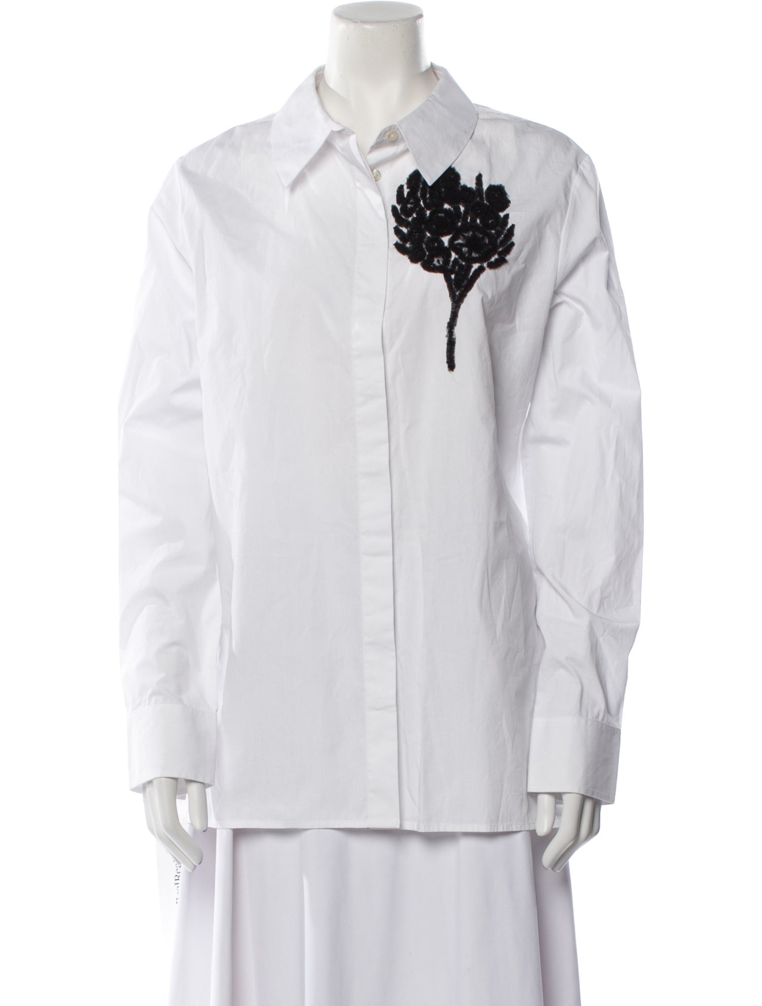 Jonathan Cohen Long Sleeve Button-Up Top